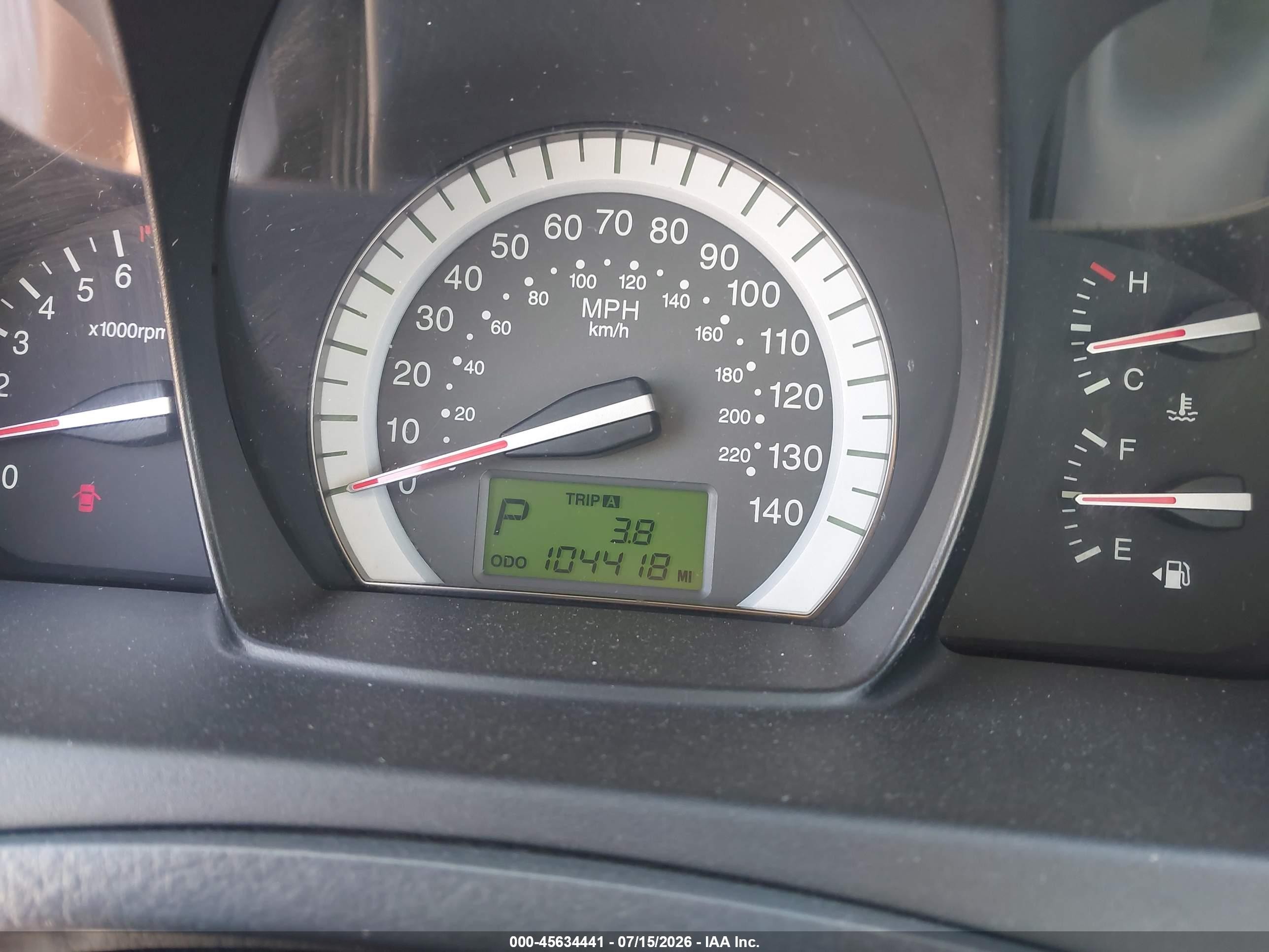 2007 Kia Spectra Ex Silver vin: KNAFE121275377494