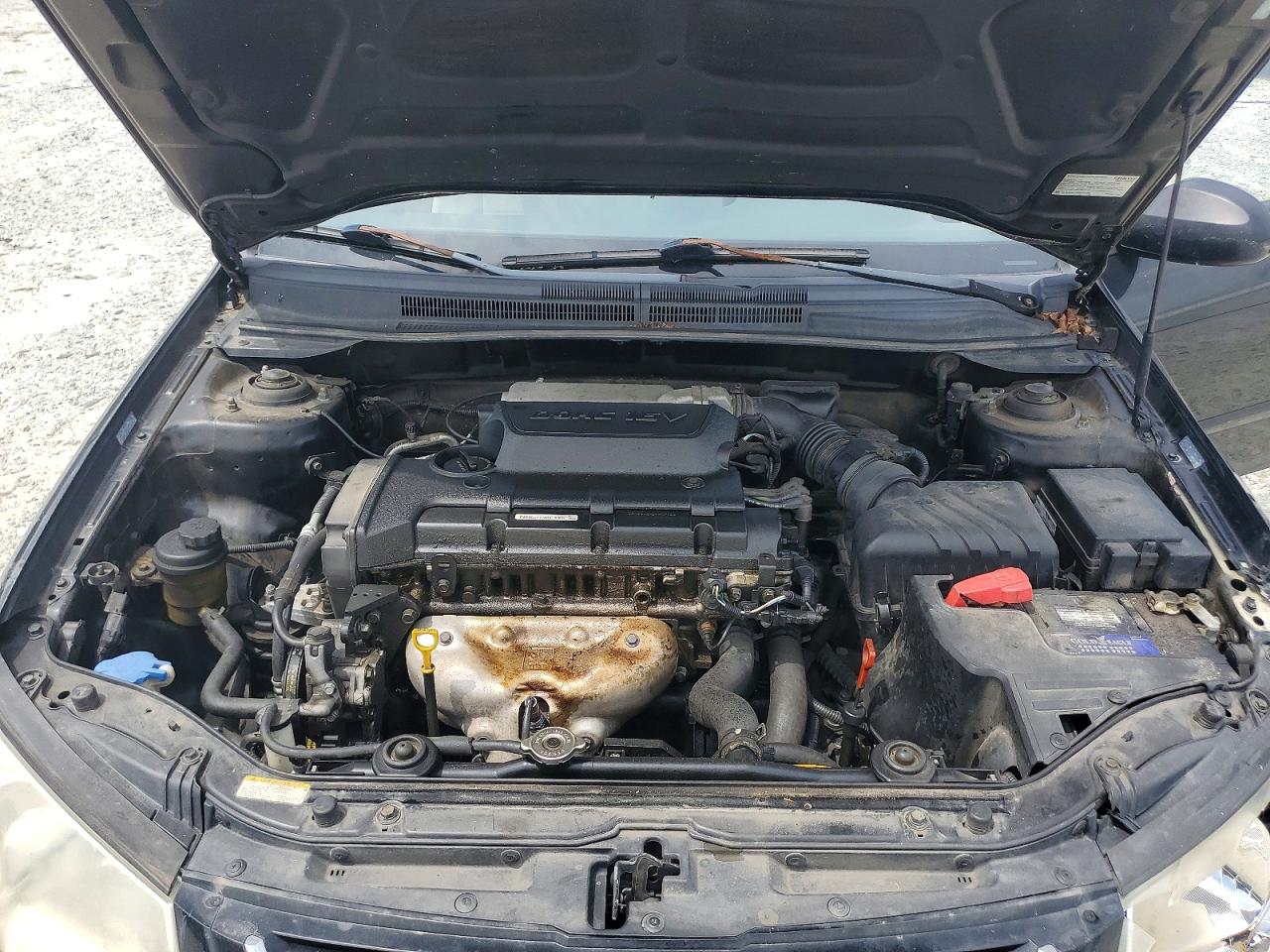 2007 Kia Spectra Lx Silver vin: KNAFE121275396126