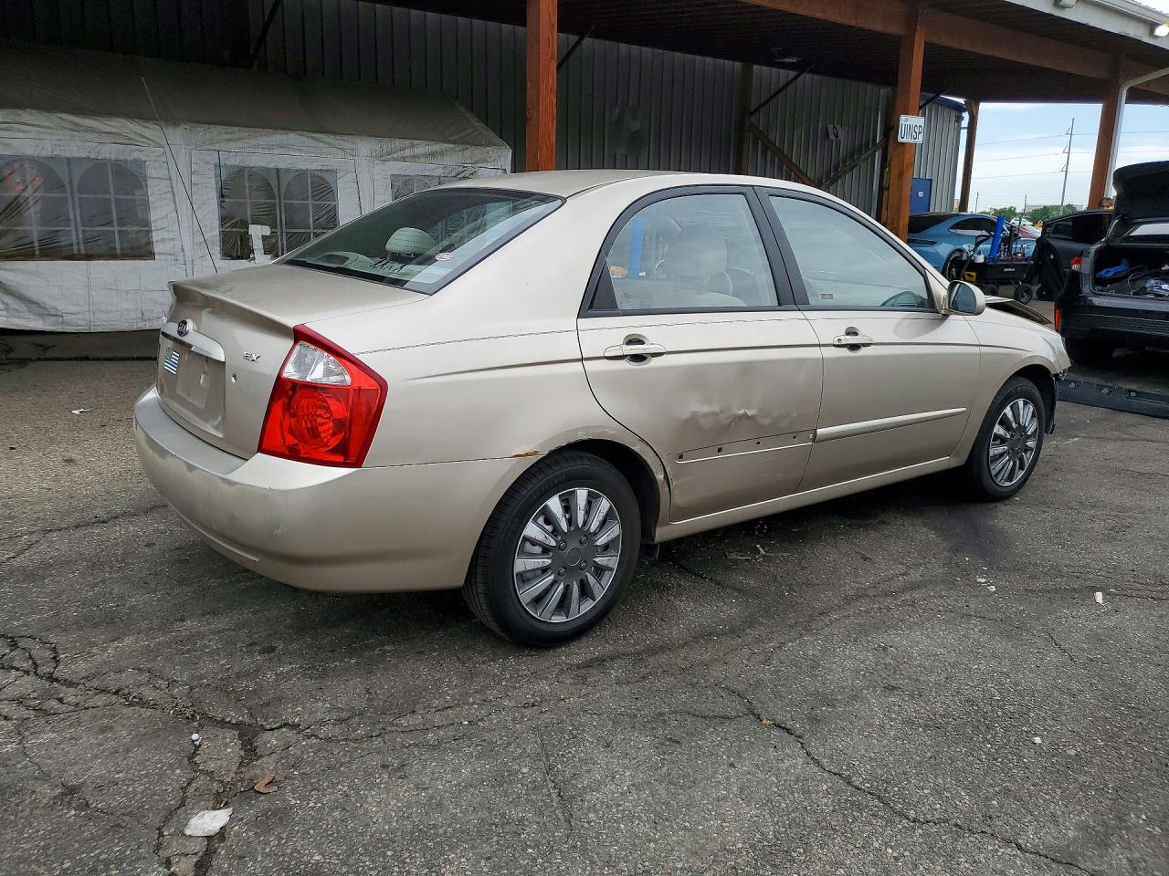 2004 Kia Spectra Lx Tan vin: KNAFE121345060335