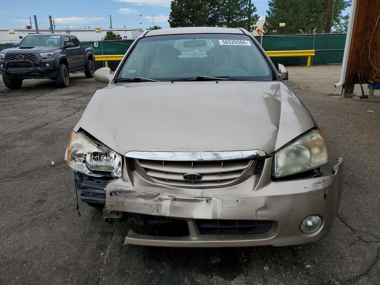 2004 Kia Spectra Lx Tan vin: KNAFE121345060335