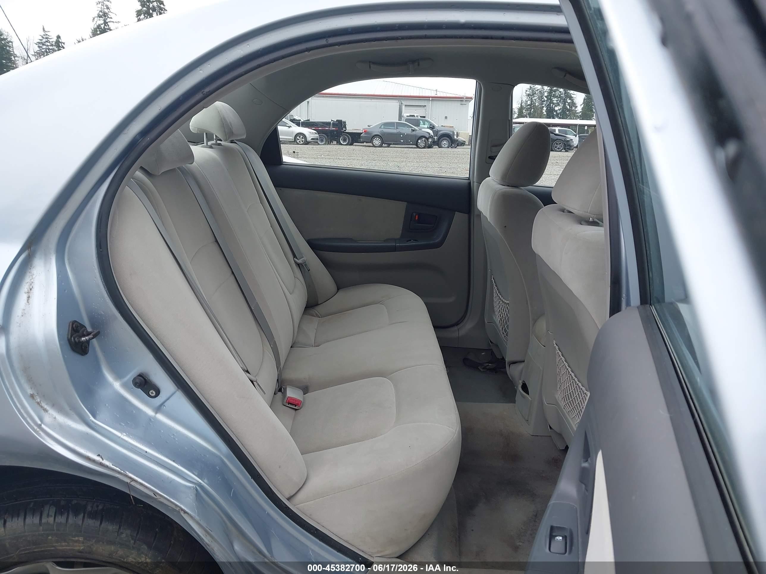 2006 Kia Spectra Ex/lx/sx Light Blue vin: KNAFE121365314354