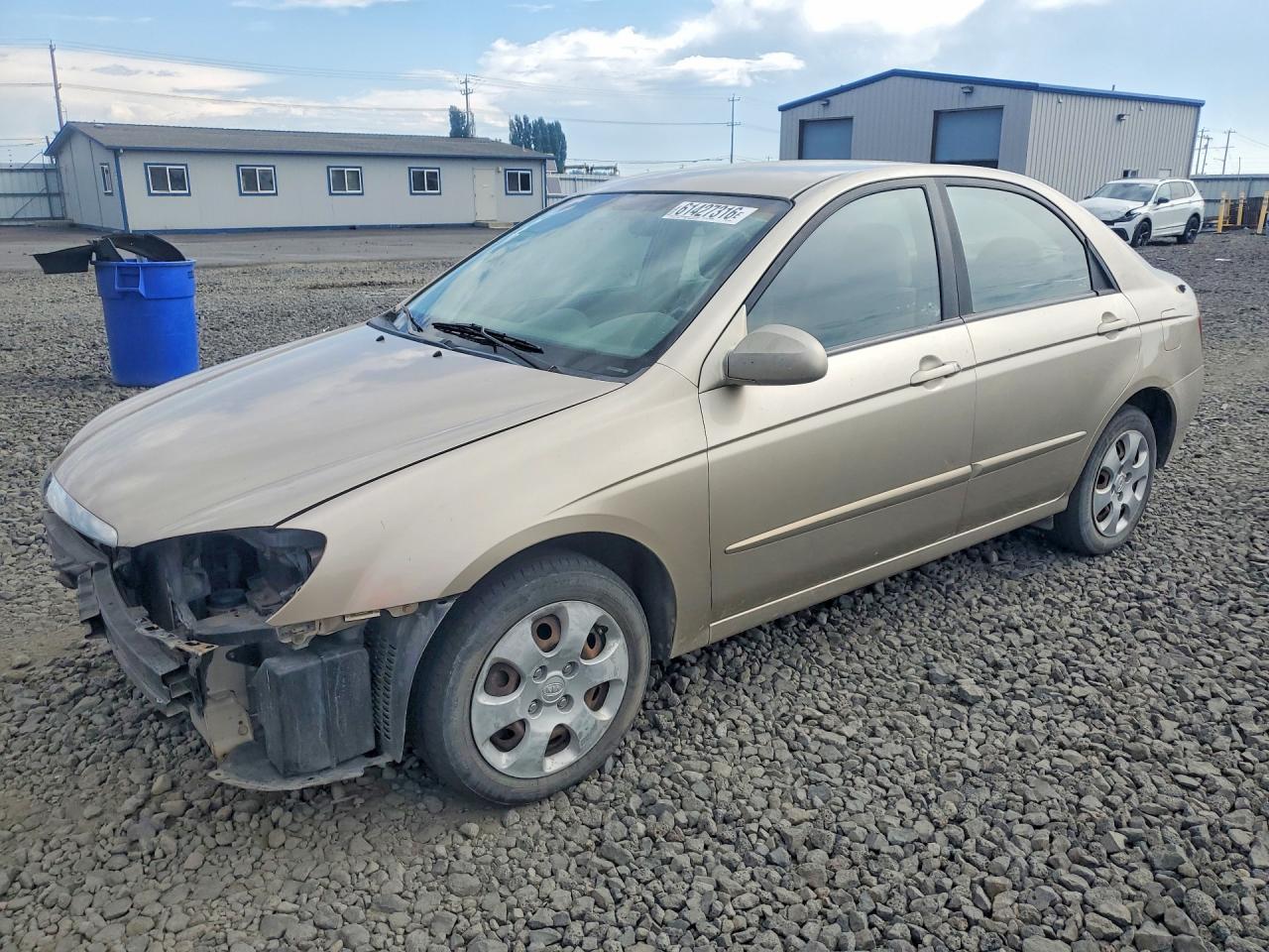 2006 Kia Spectra Ex Tan vin: KNAFE121365359780