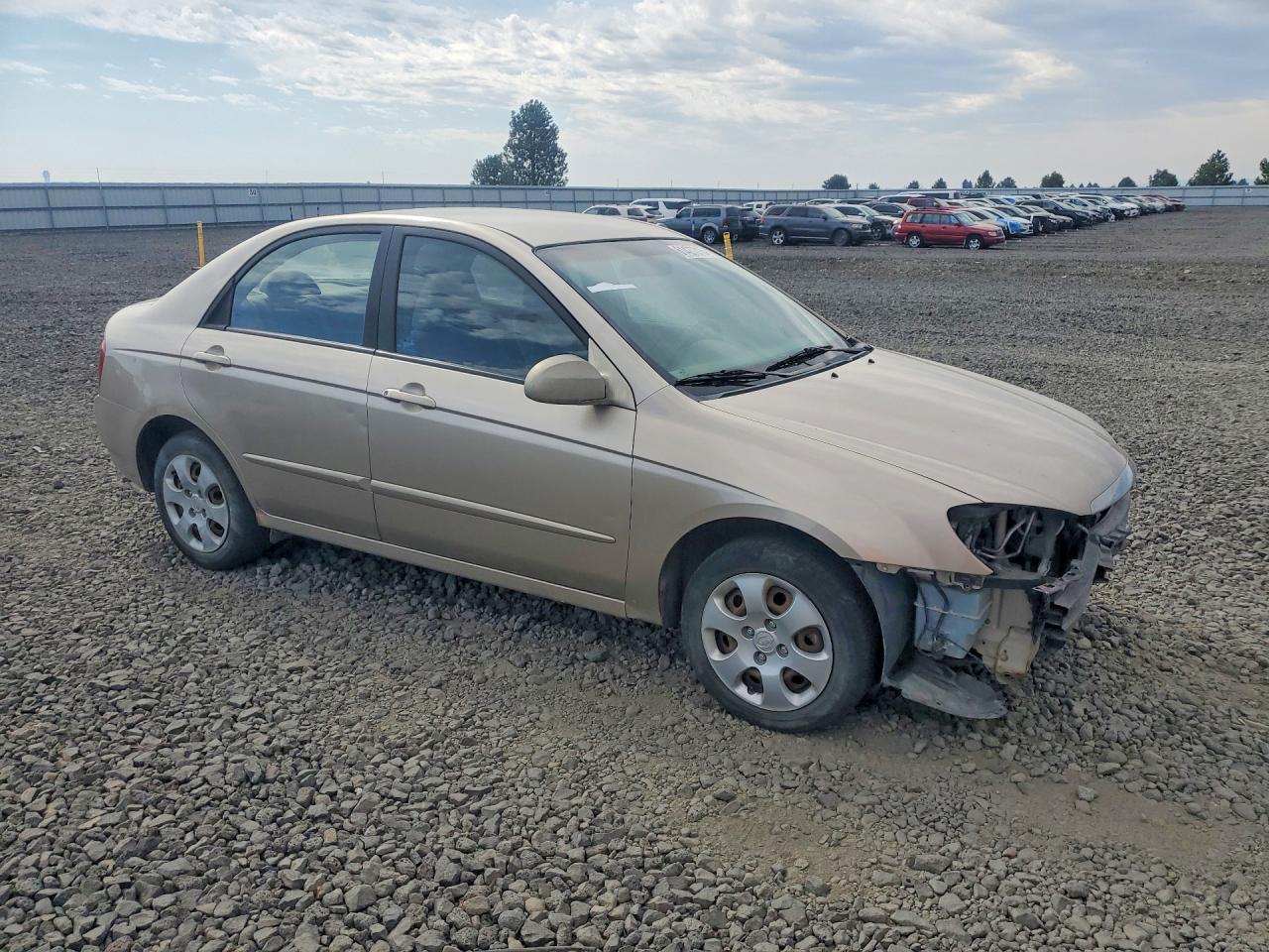 2006 Kia Spectra Ex Tan vin: KNAFE121365359780