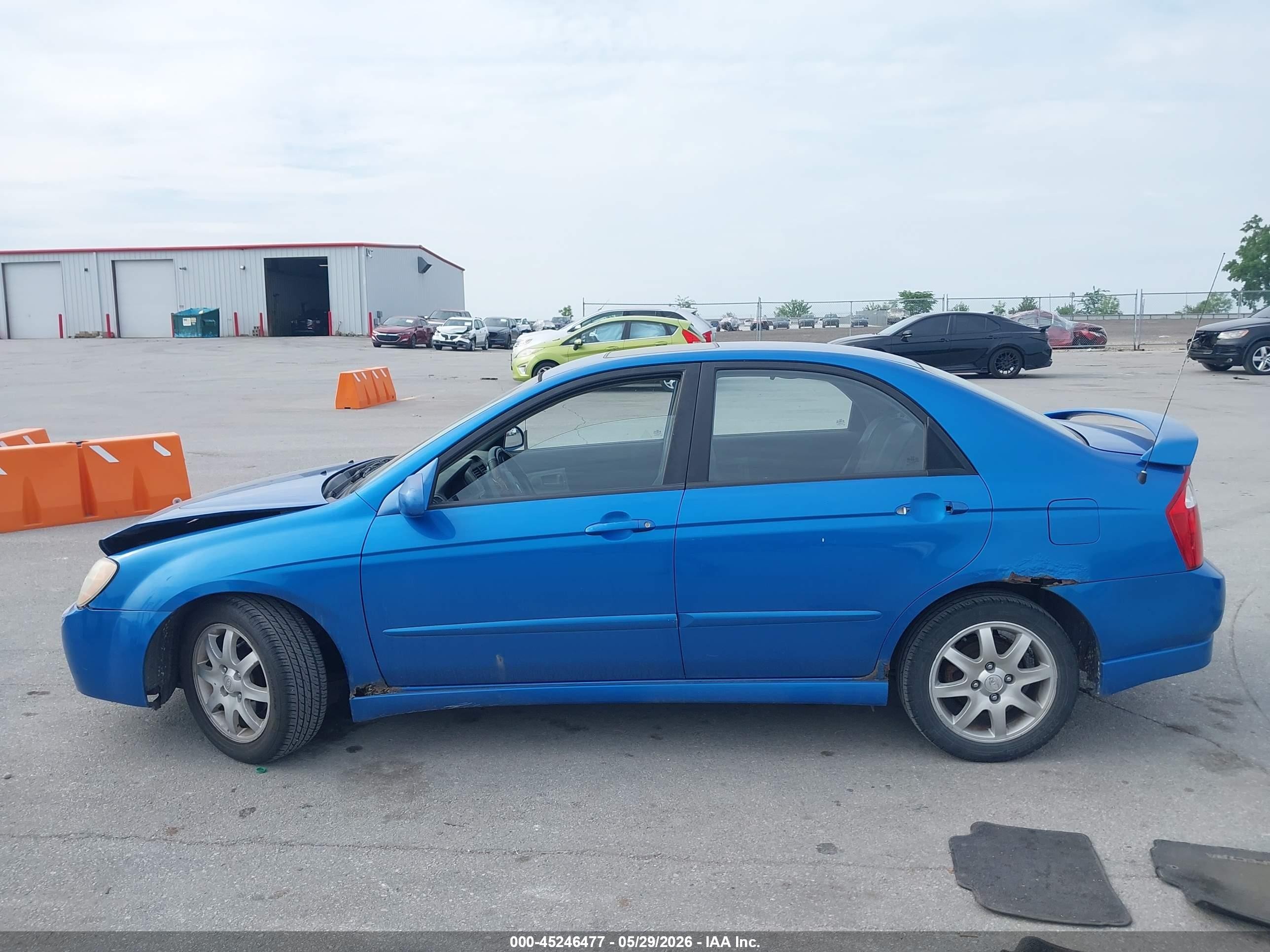 2006 Kia Spectra Ex/lx/sx Синий vin: KNAFE121465369332