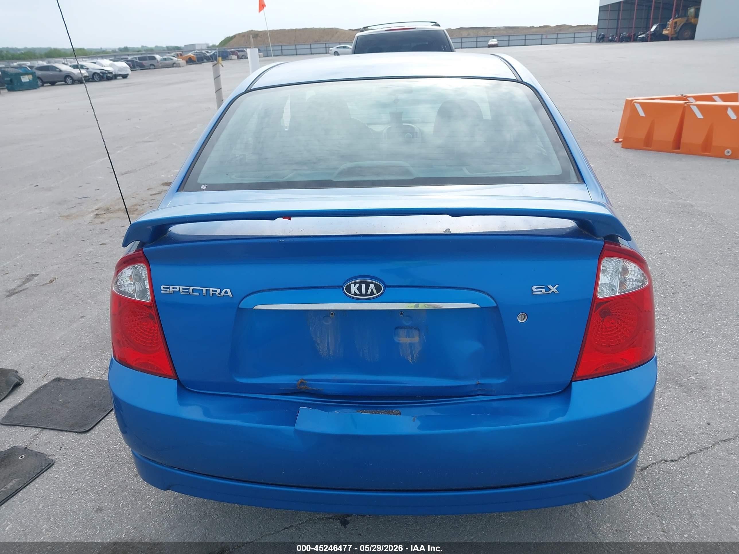 2006 Kia Spectra Ex/lx/sx Синий vin: KNAFE121465369332