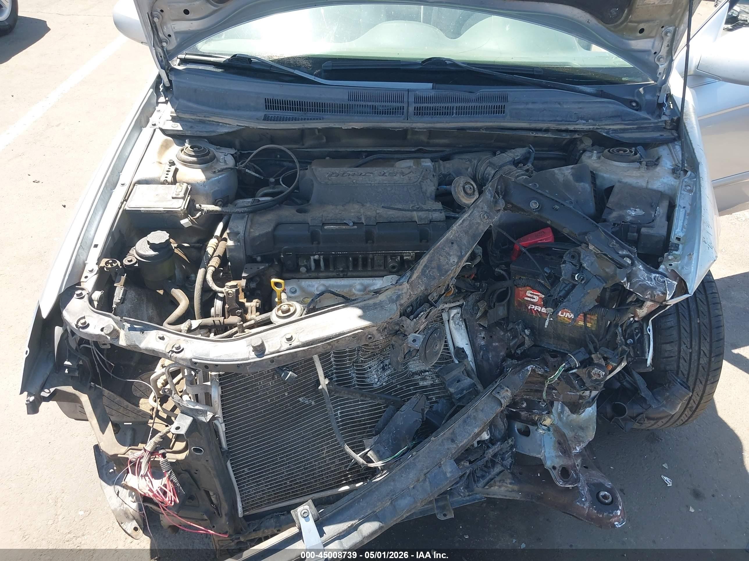 2007 Kia Spectra Ex Silver vin: KNAFE121475423567