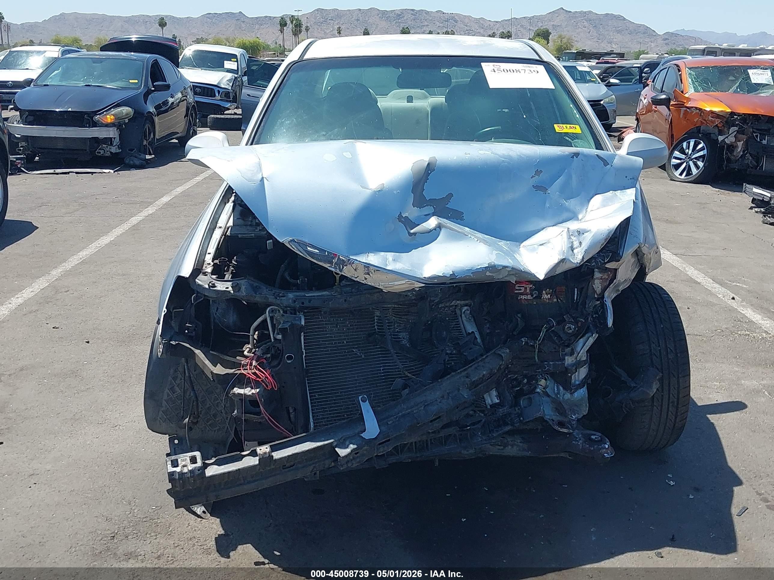 2007 Kia Spectra Ex Silver vin: KNAFE121475423567