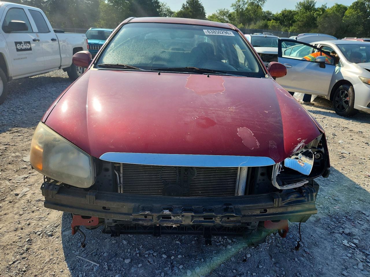 2008 Kia Spectra Lx Red vin: KNAFE121485018861