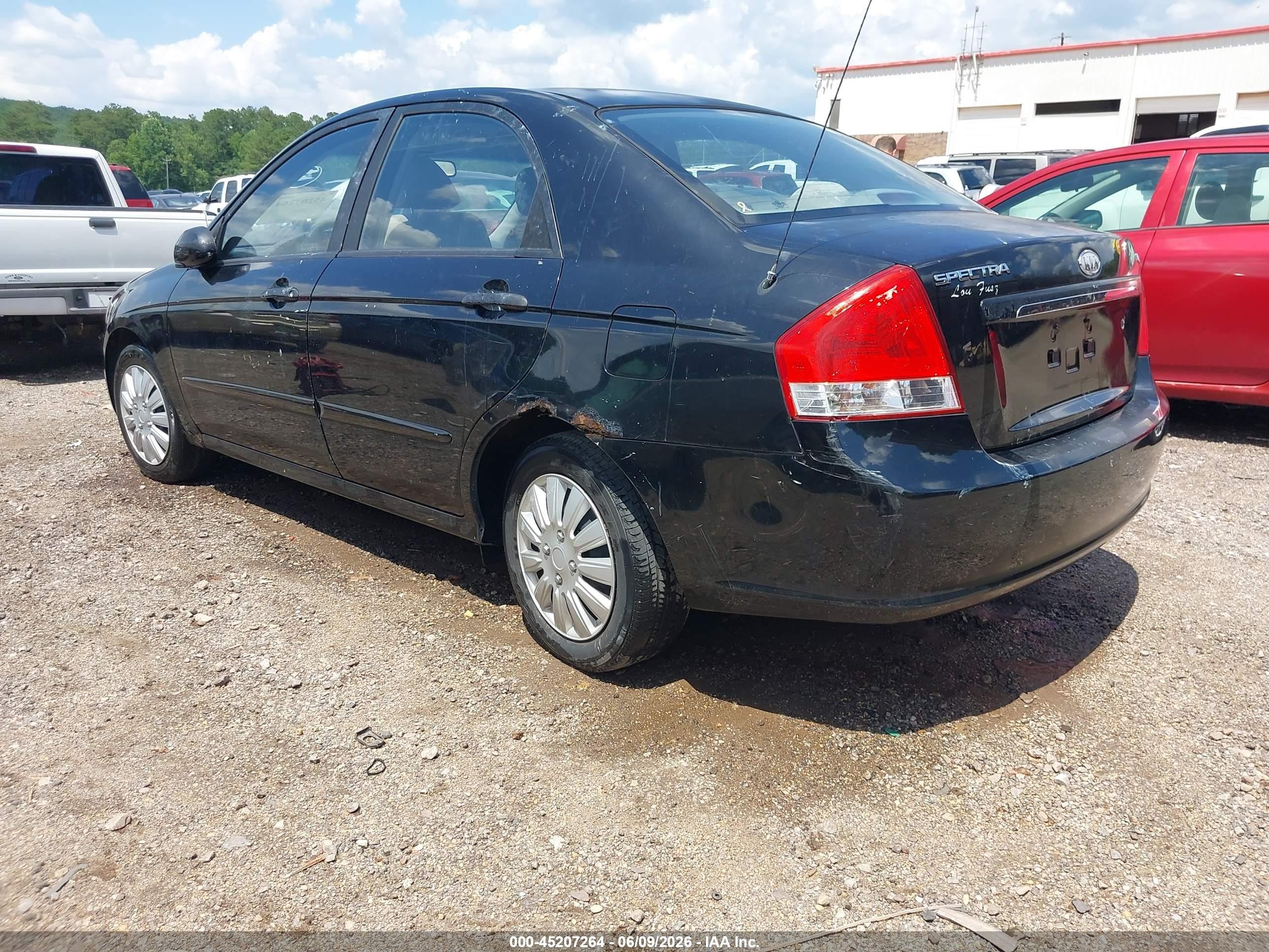 2008 Kia Spectra Ex Black vin: KNAFE121485491692