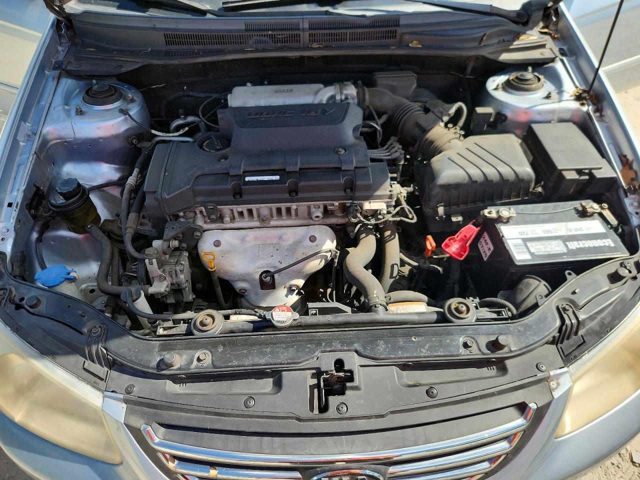 2008 Kia Spectra Lx Blue vin: KNAFE121485553589