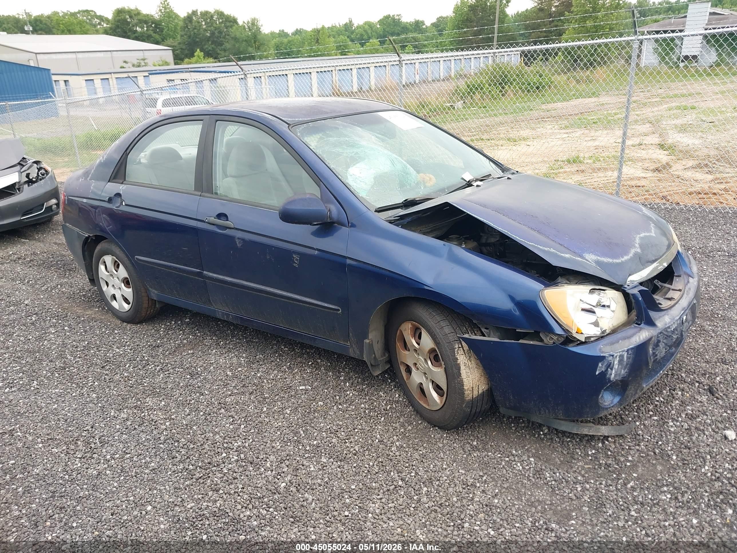 2006 Kia Spectra Ex/lx/sx Синий vin: KNAFE121565314422
