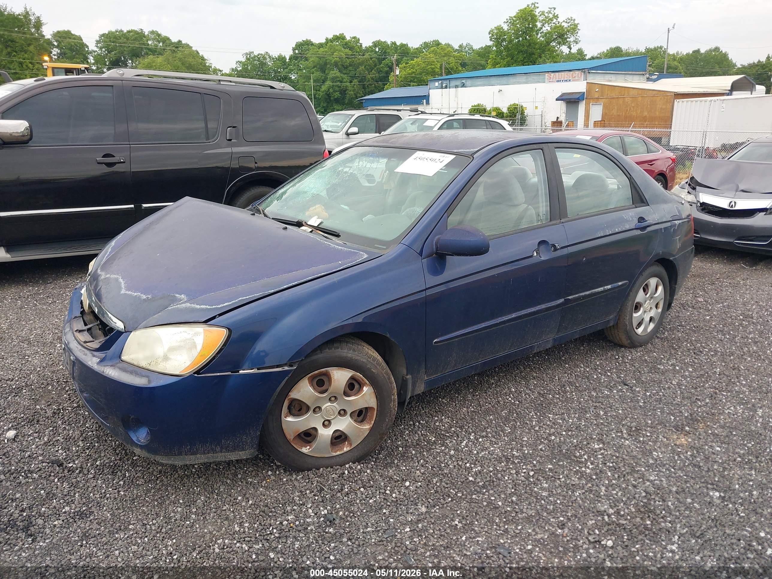 2006 Kia Spectra Ex/lx/sx Синий vin: KNAFE121565314422