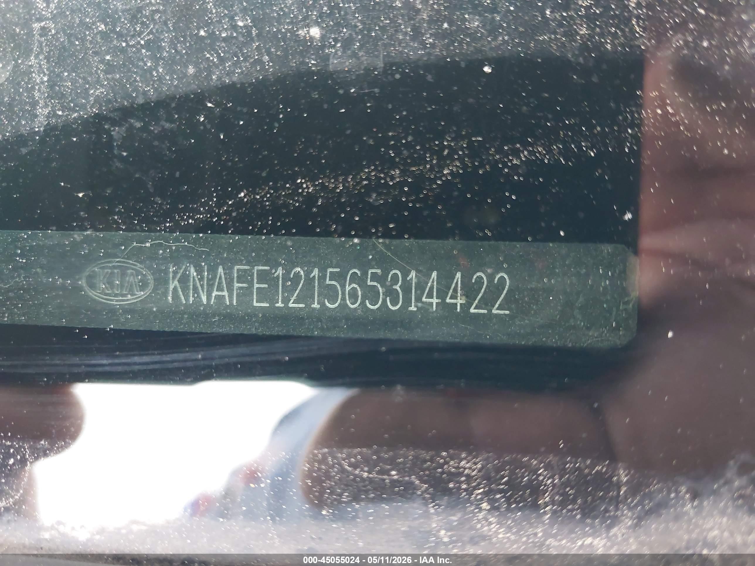 2006 Kia Spectra Ex/lx/sx Синий vin: KNAFE121565314422