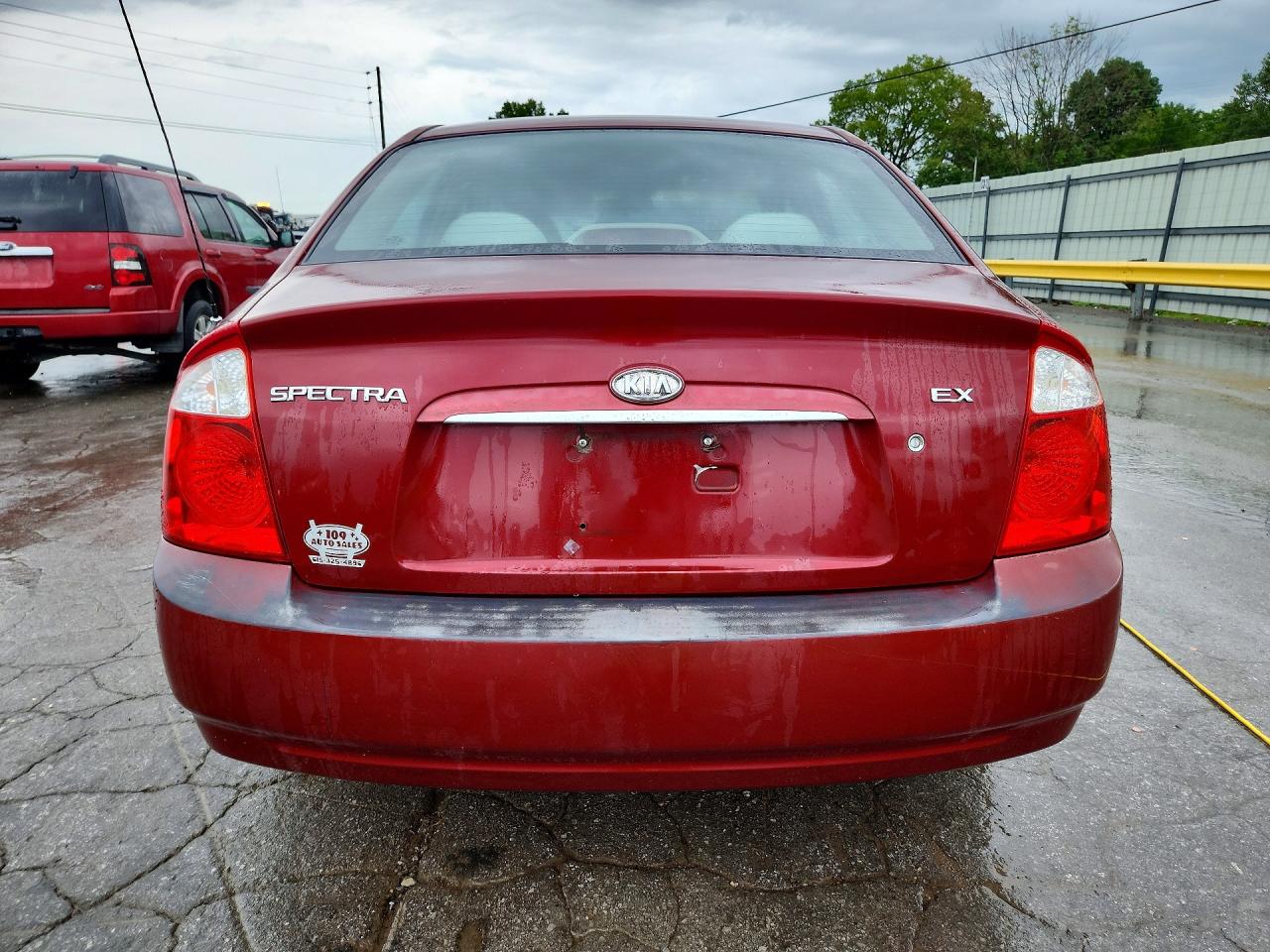2006 Kia Spectra Lx Brown vin: KNAFE121565331091