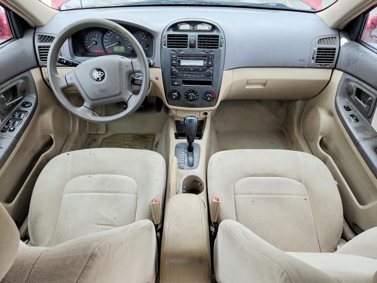 2006 Kia Spectra Lx Brown vin: KNAFE121565331091