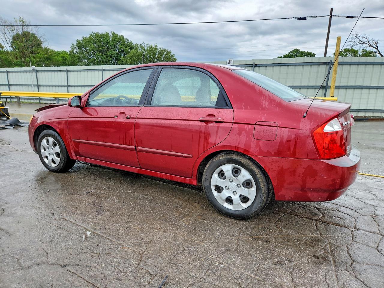 2006 Kia Spectra Lx Brown vin: KNAFE121565331091
