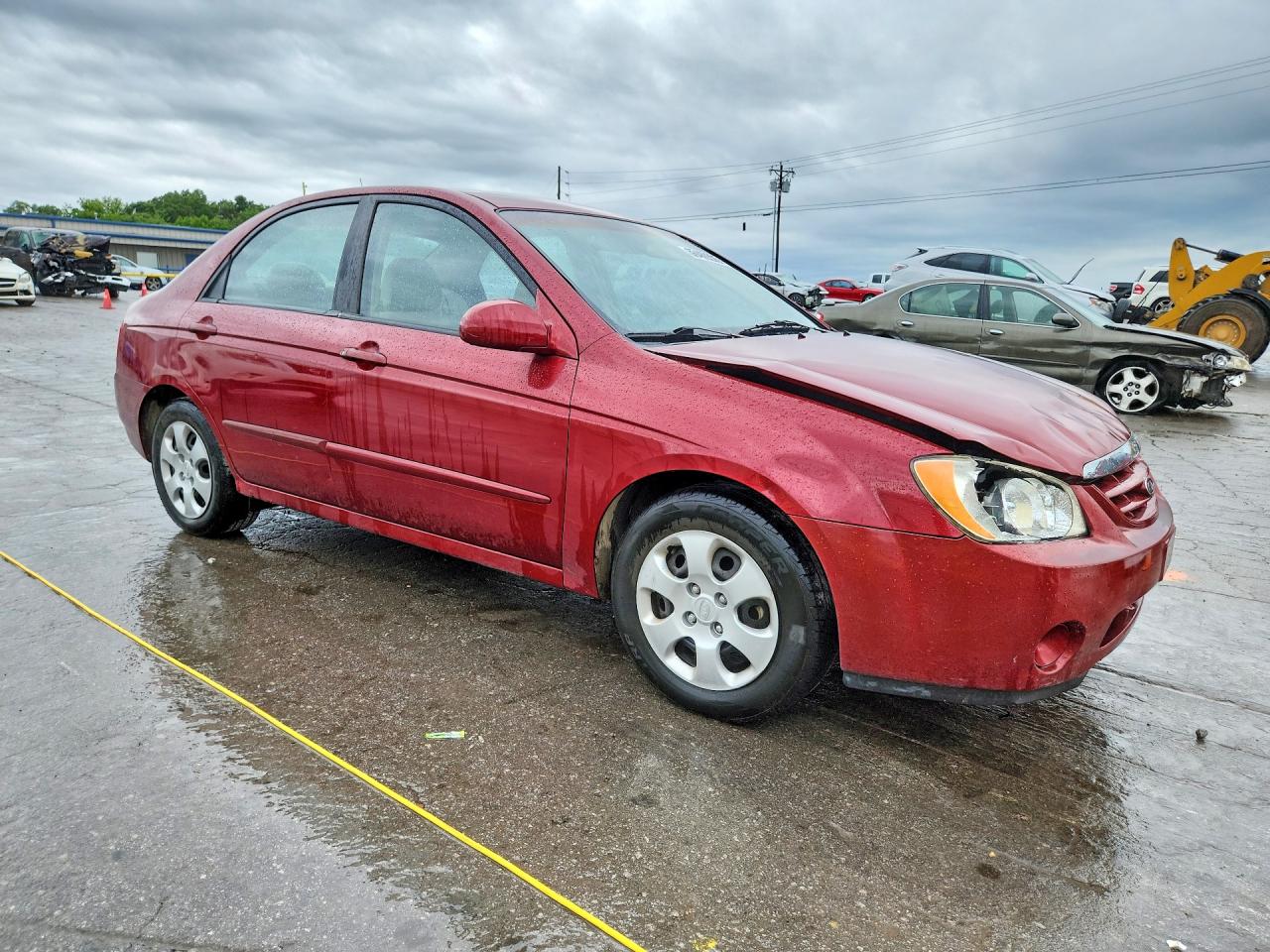 2006 Kia Spectra Lx Brown vin: KNAFE121565331091