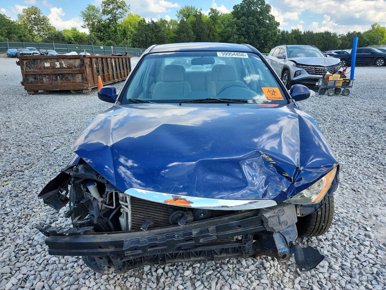 2006 Kia Spectra Ex Blue vin: KNAFE121565367430