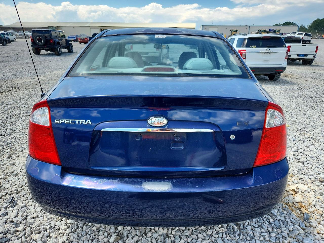 2006 Kia Spectra Ex Blue vin: KNAFE121565367430
