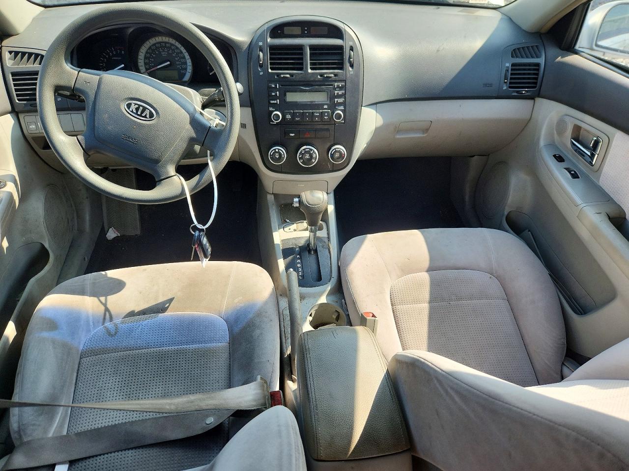 2007 Kia Spectra Lx Silver vin: KNAFE121575377862