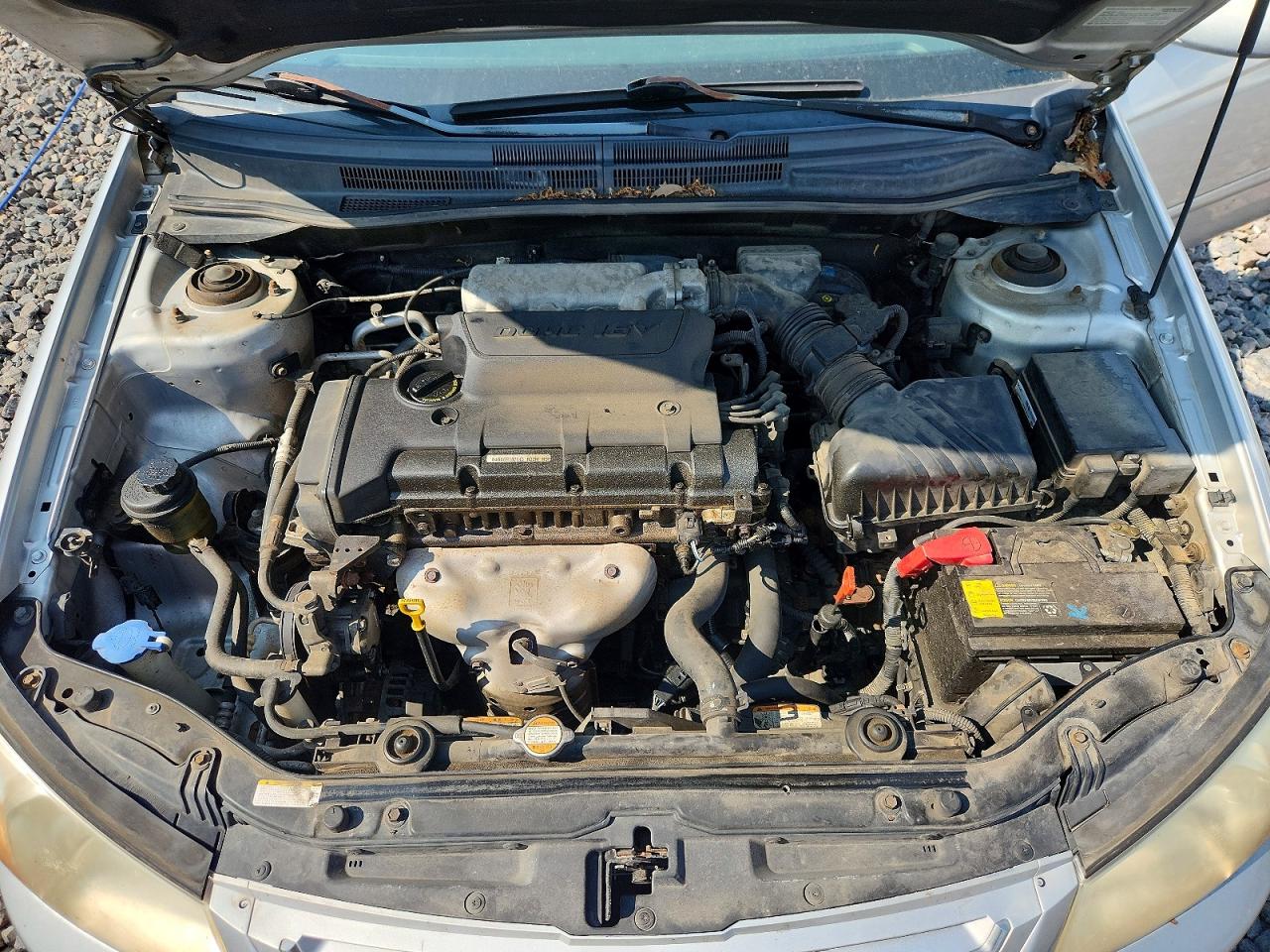 2007 Kia Spectra Lx Silver vin: KNAFE121575377862