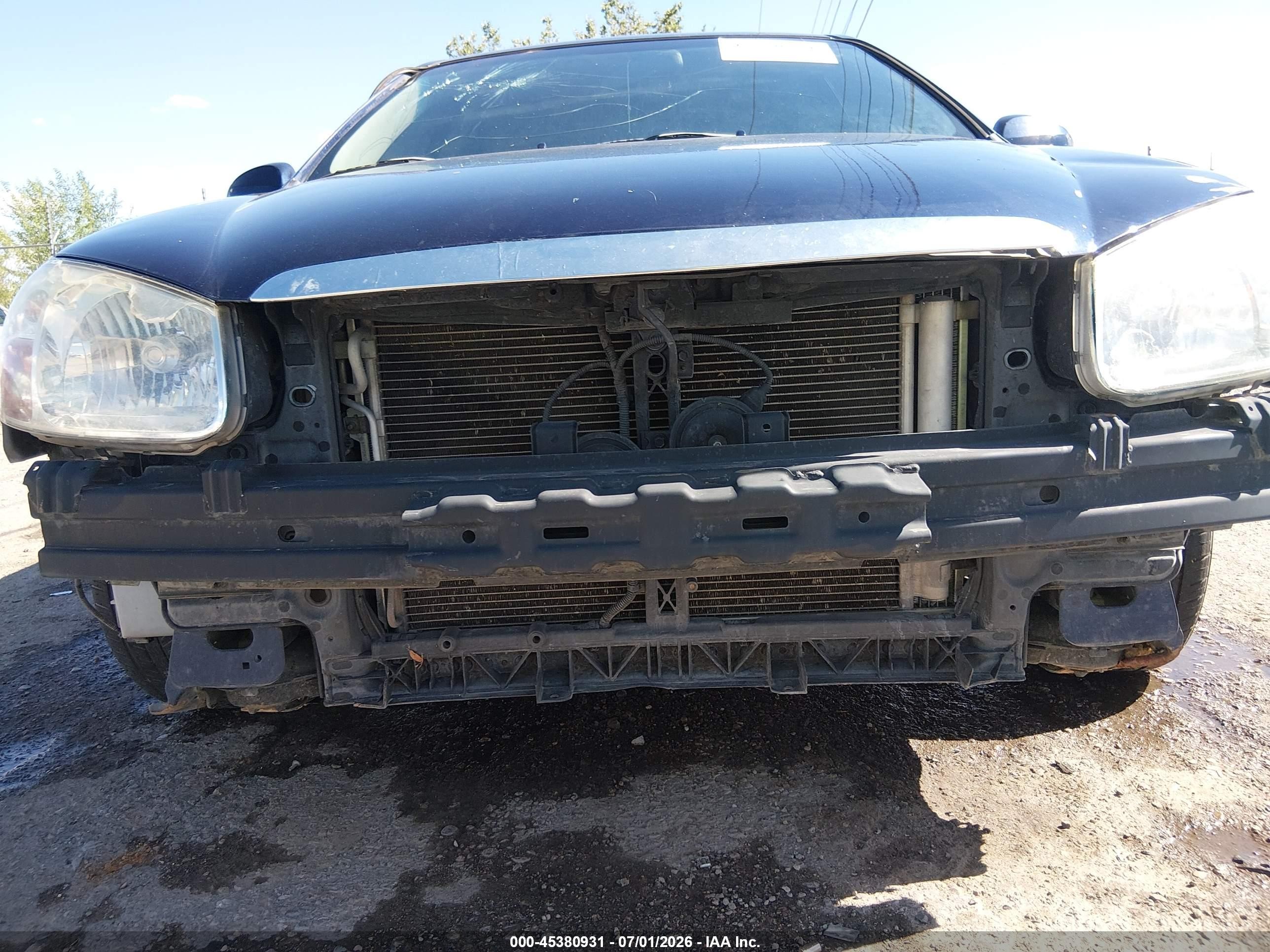 2007 Kia Spectra Ex Blue vin: KNAFE121575399201