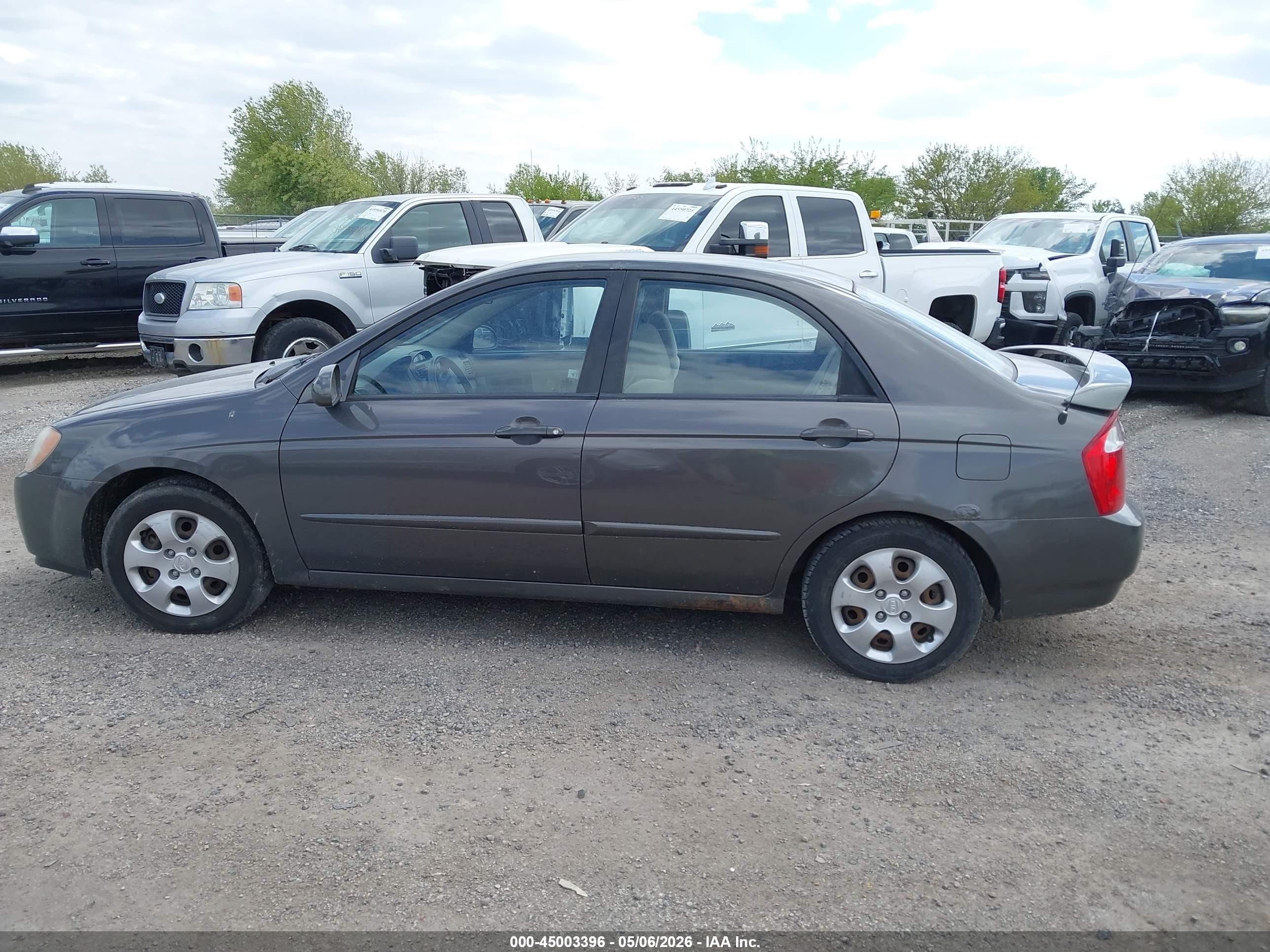 2006 Kia Spectra Ex/lx/sx Серый vin: KNAFE121665246924