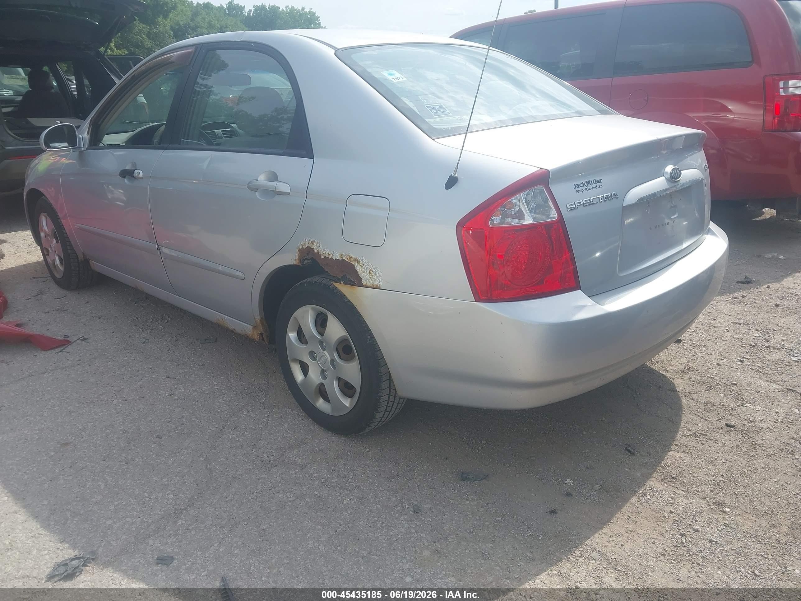 2006 Kia Spectra Ex/lx/sx Silver vin: KNAFE121665265733