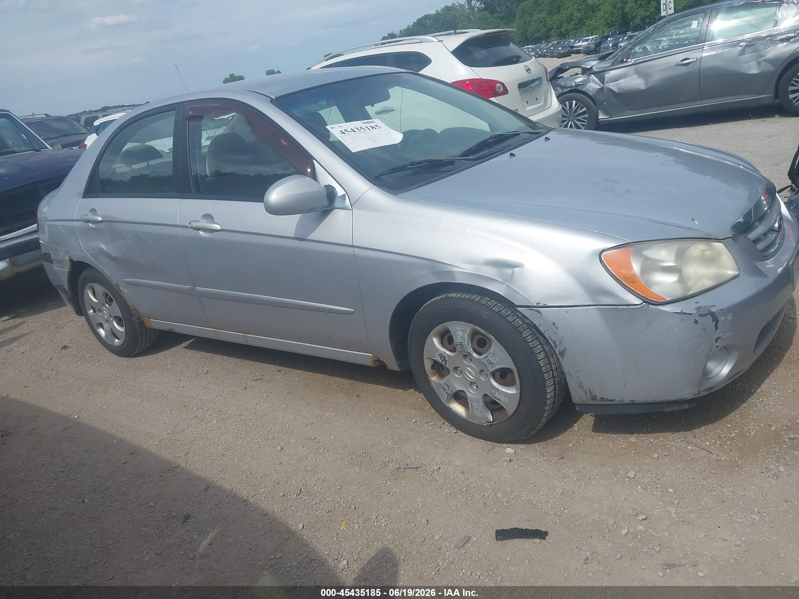 2006 Kia Spectra Ex/lx/sx Silver vin: KNAFE121665265733