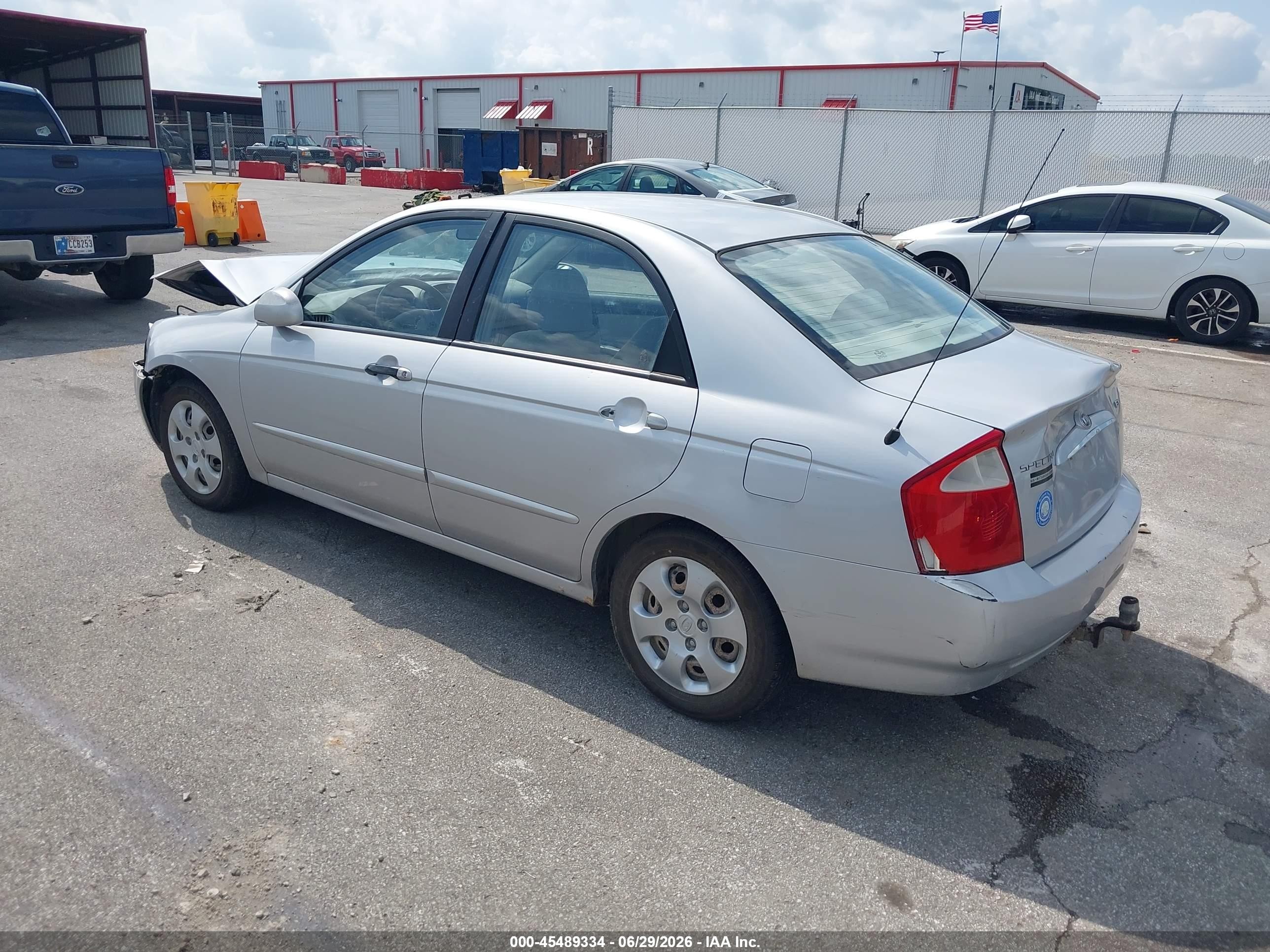 2006 Kia Spectra Ex/lx/sx Silver vin: KNAFE121665345209
