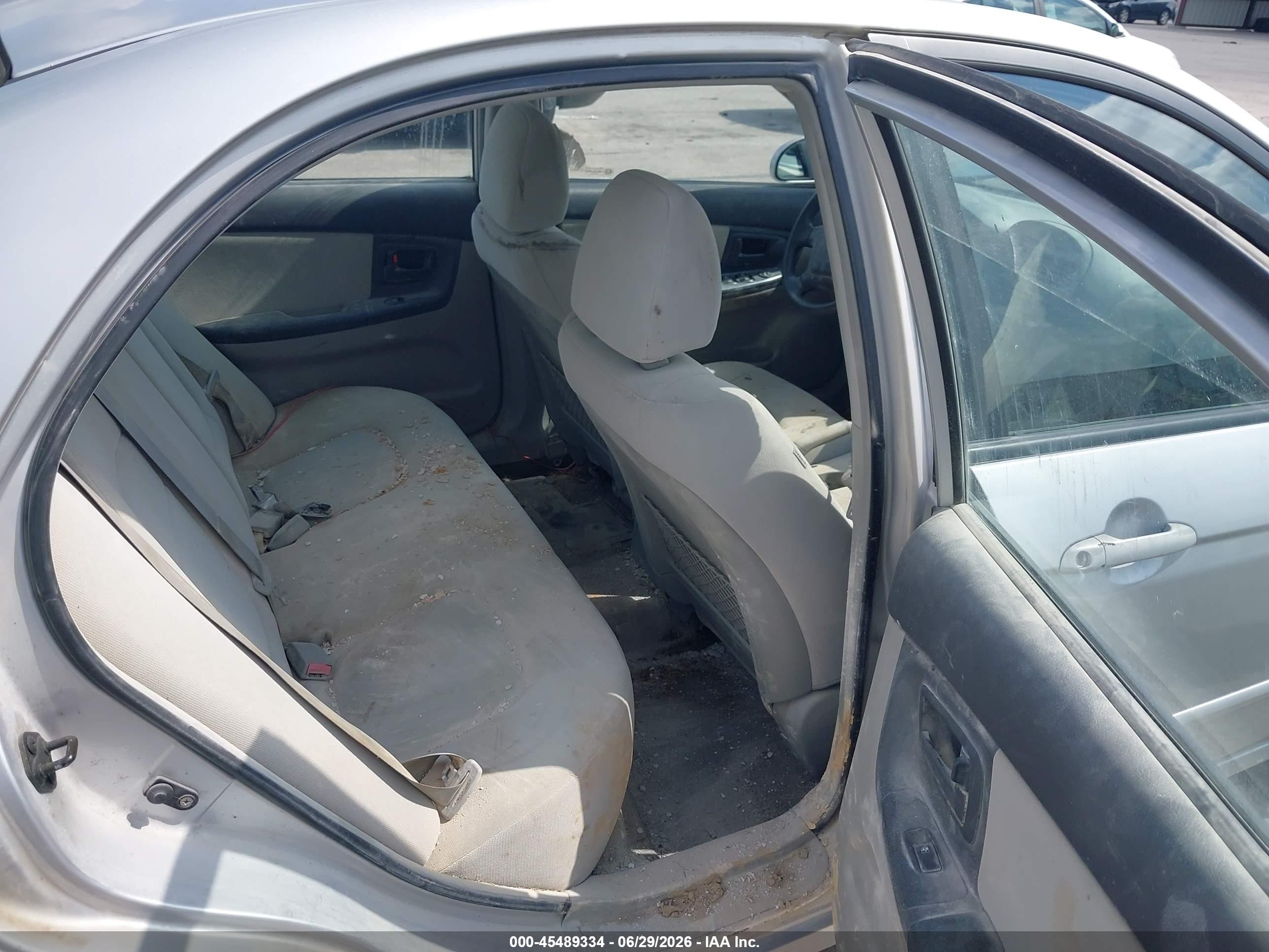 2006 Kia Spectra Ex/lx/sx Silver vin: KNAFE121665345209