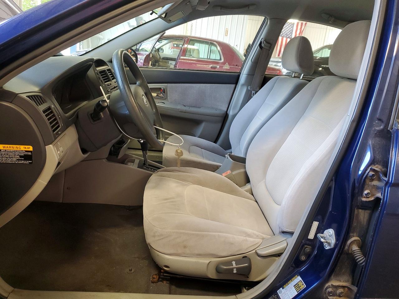 2007 Kia Spectra Lx Синий vin: KNAFE121675455727