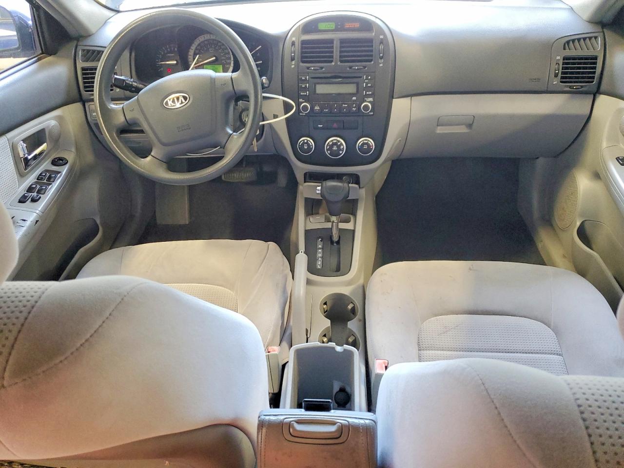 2007 Kia Spectra Lx Синий vin: KNAFE121675455727