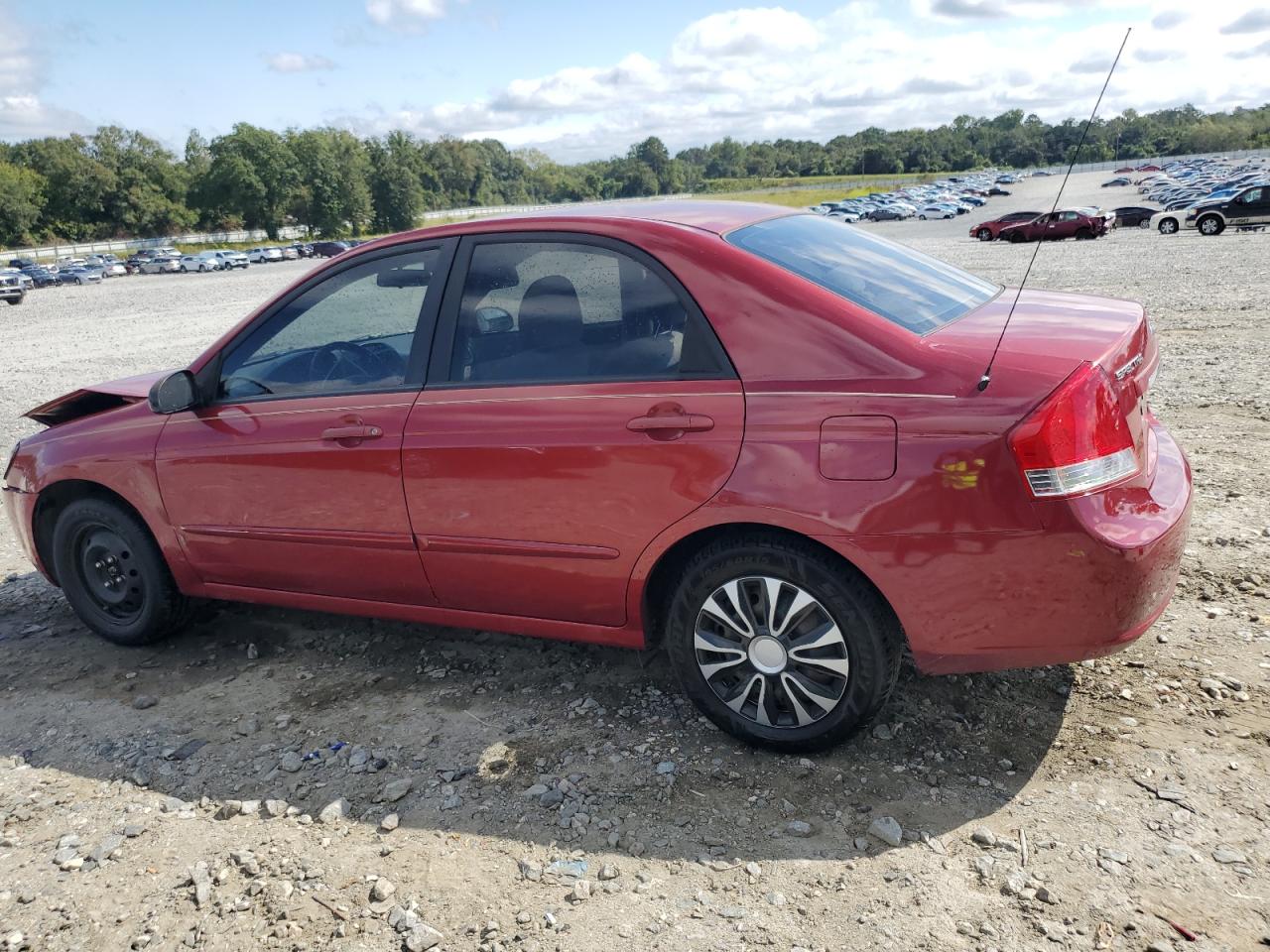 2008 Kia Spectra Ex Red vin: KNAFE121685547759