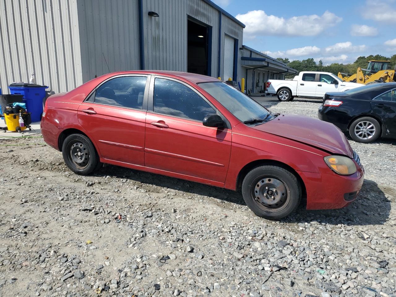 2008 Kia Spectra Ex Red vin: KNAFE121685547759