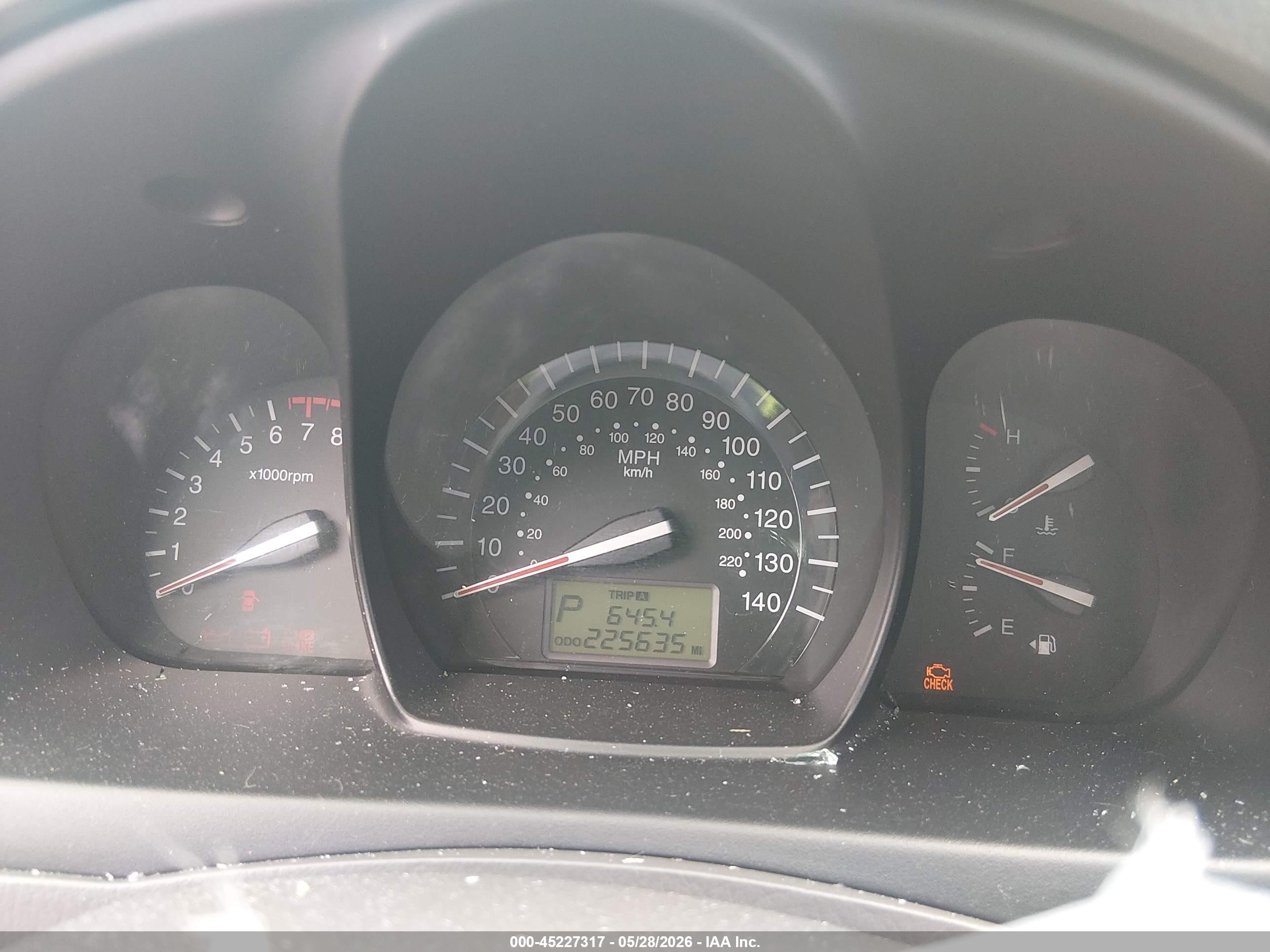 2008 Kia Spectra Ex Tan vin: KNAFE121685559152