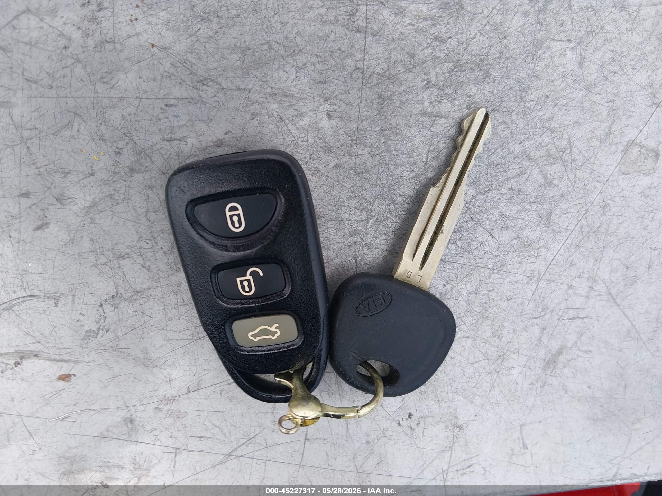 2008 Kia Spectra Ex Tan vin: KNAFE121685559152
