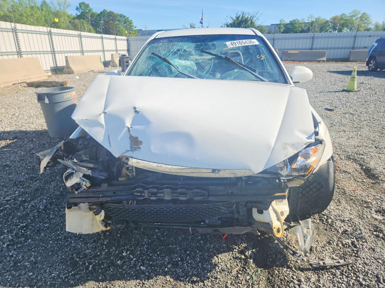 2008 Kia Spectra Lx White vin: KNAFE121685561791