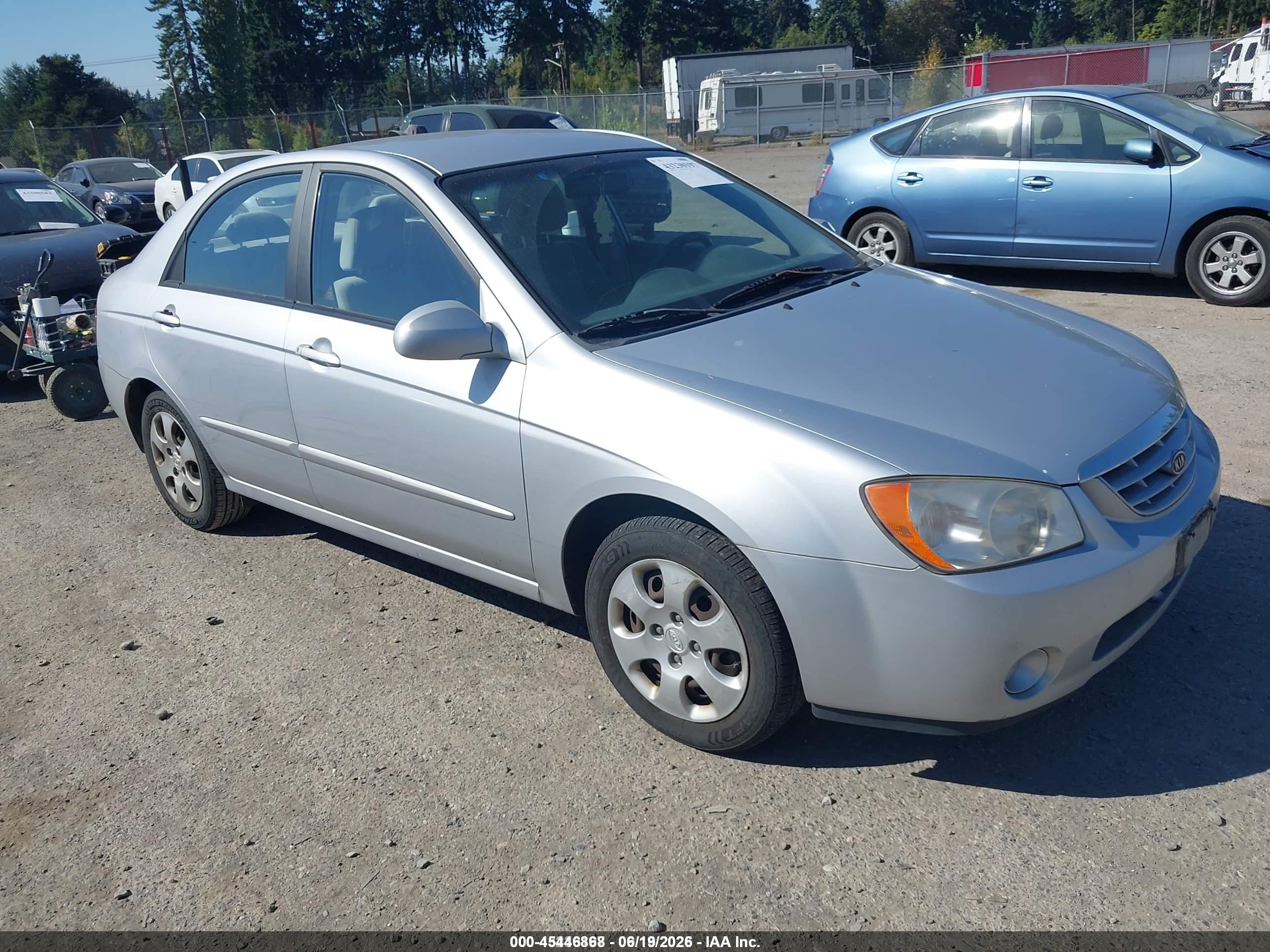 2006 Kia Spectra Ex/lx/sx Silver vin: KNAFE121765241201