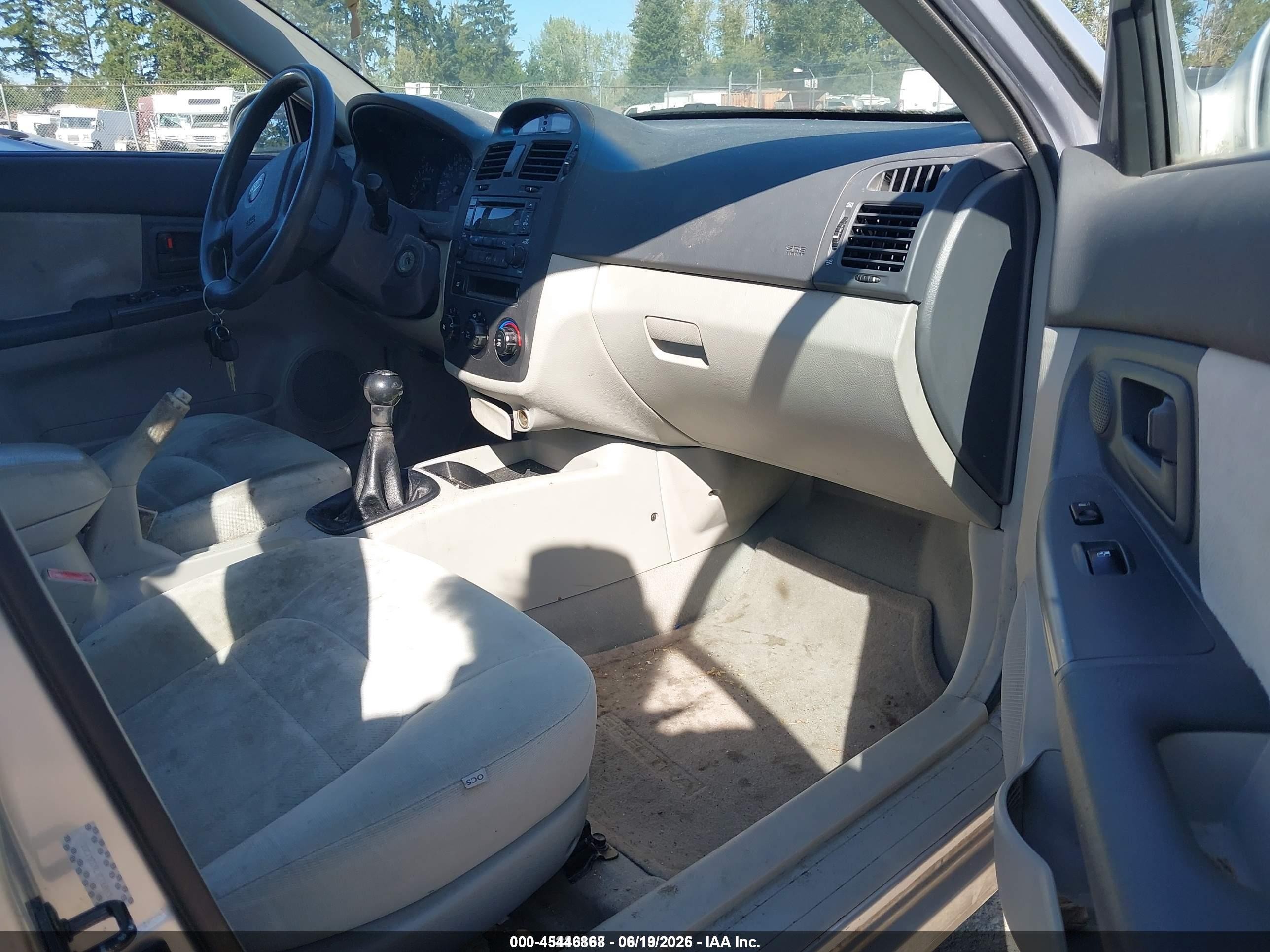 2006 Kia Spectra Ex/lx/sx Silver vin: KNAFE121765241201