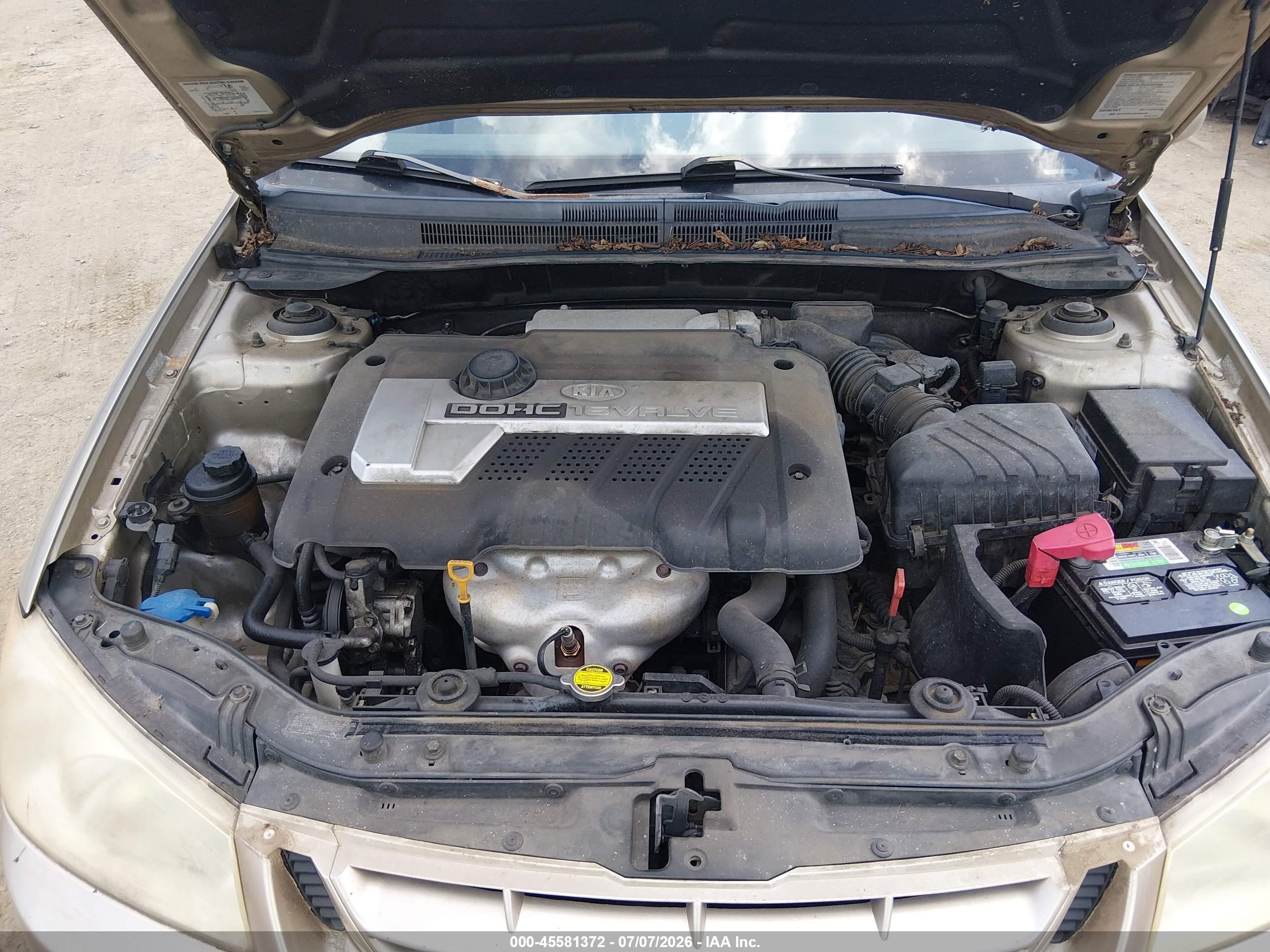 2006 Kia Spectra Ex/lx/sx Золотой vin: KNAFE121765270133