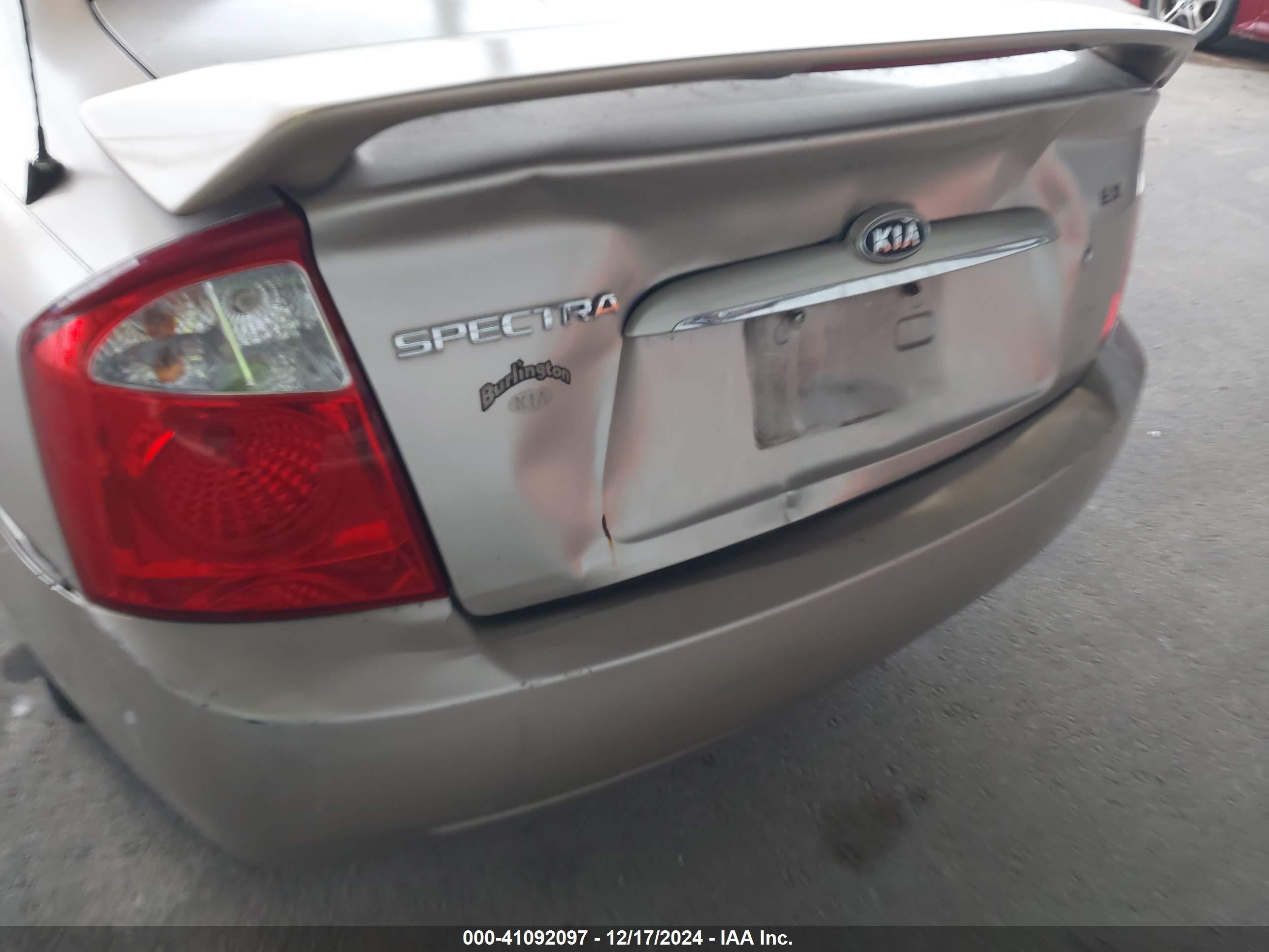 KNAFE121765366277 — 2006 KIA SPECTRA History & VIN | AutoHelperBot