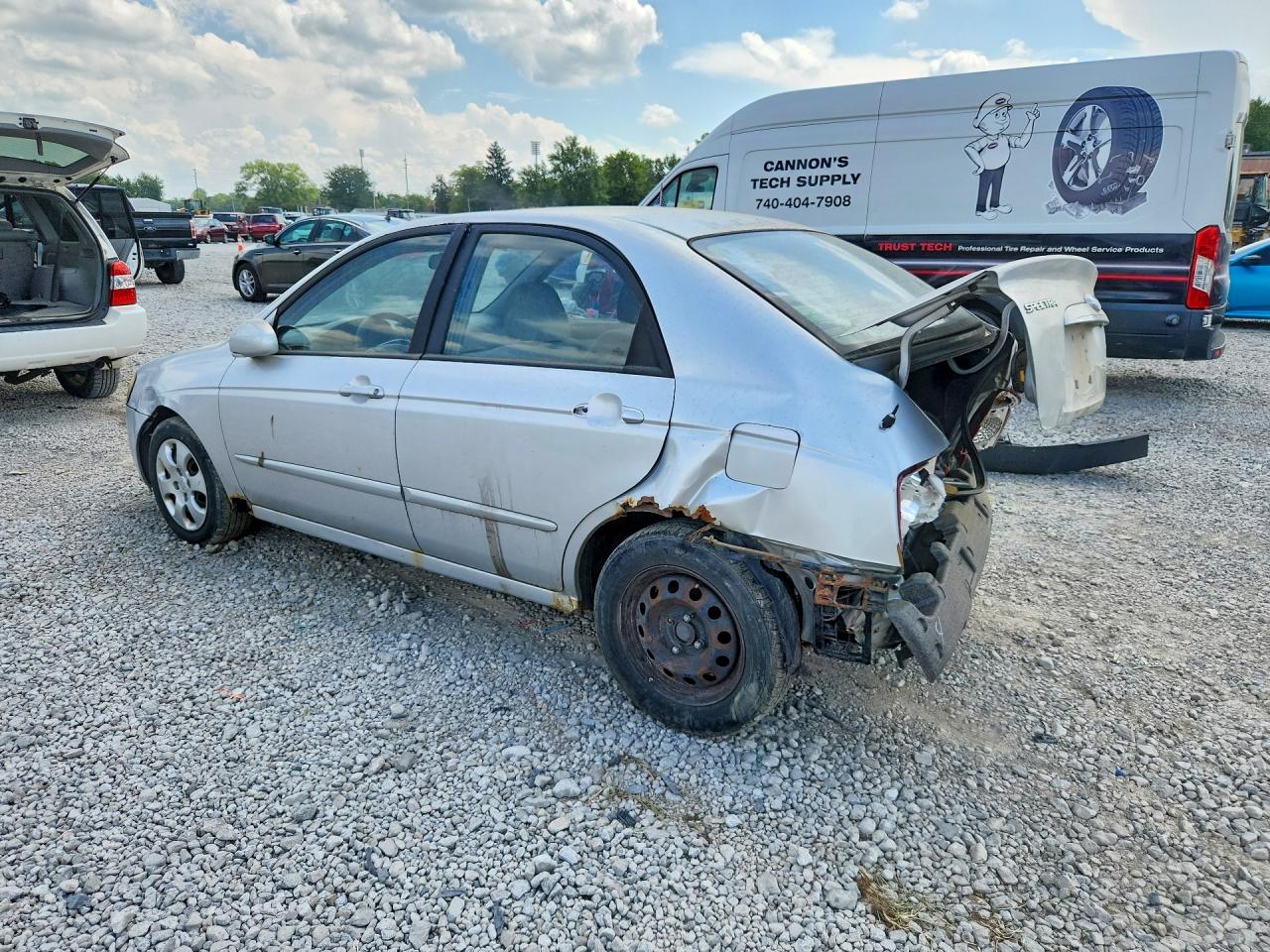2006 Kia Spectra Ex Silver vin: KNAFE121765368935
