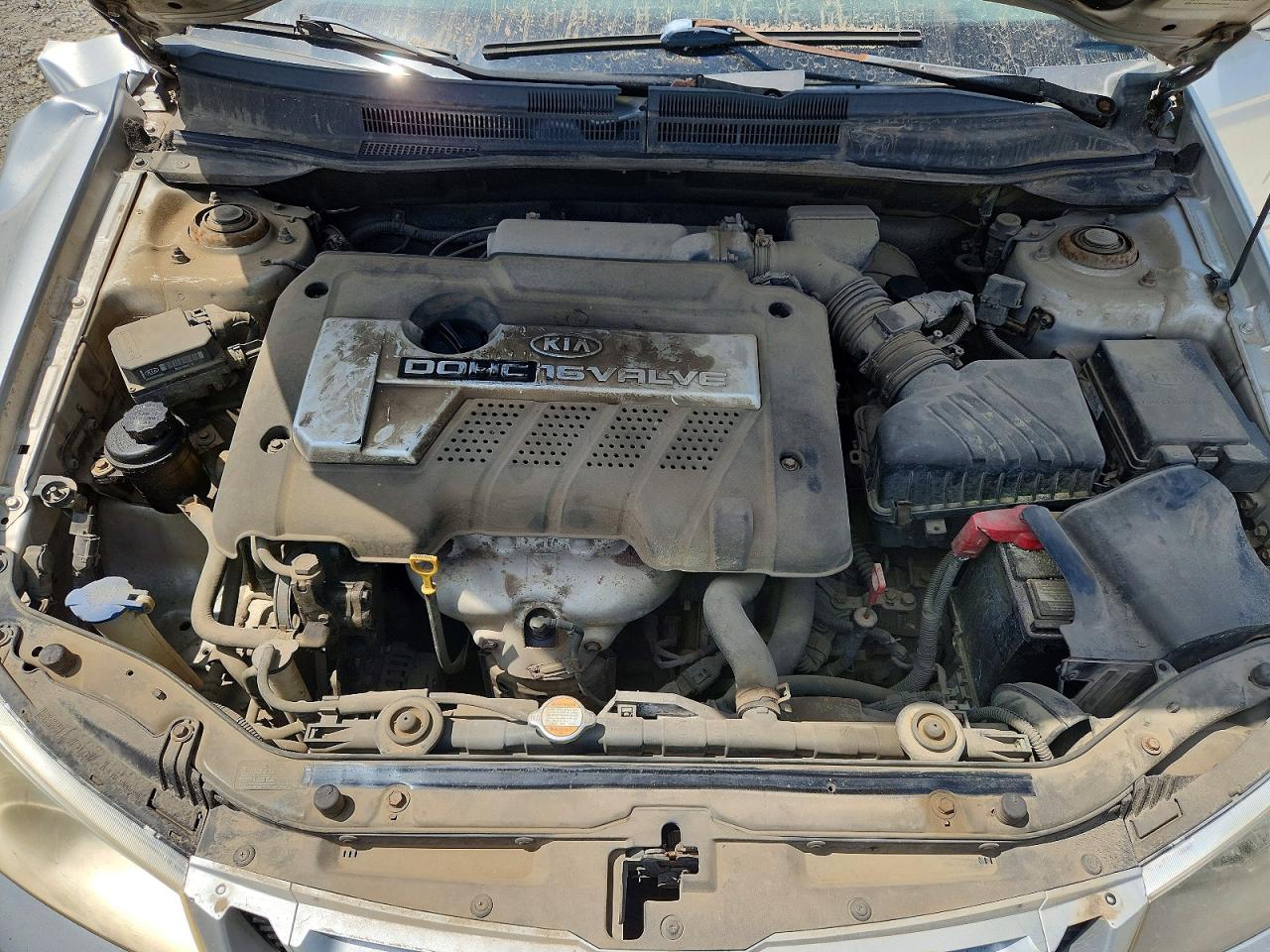2006 Kia Spectra Ex Silver vin: KNAFE121765368935