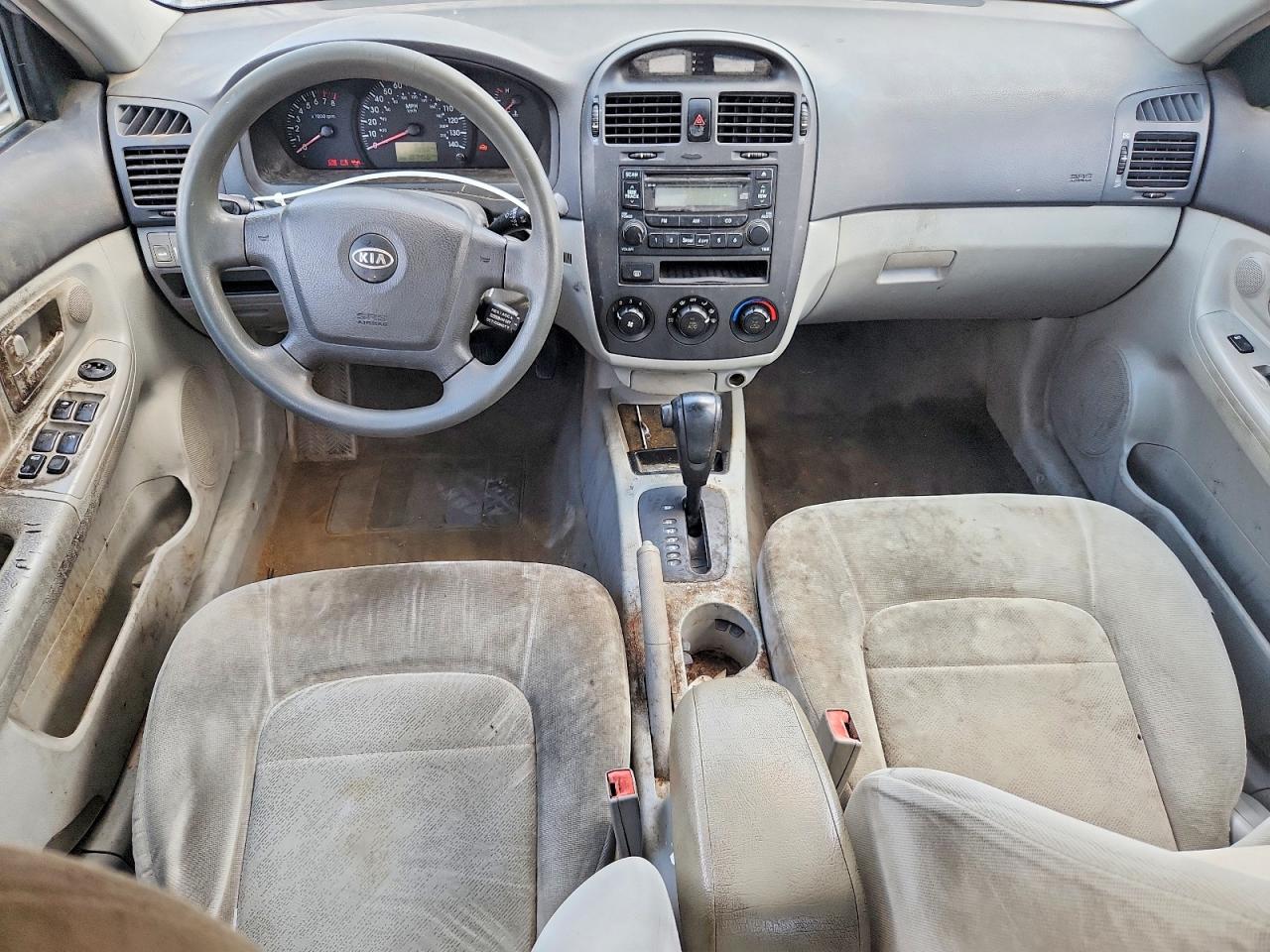 2006 Kia Spectra Ex Silver vin: KNAFE121765368935