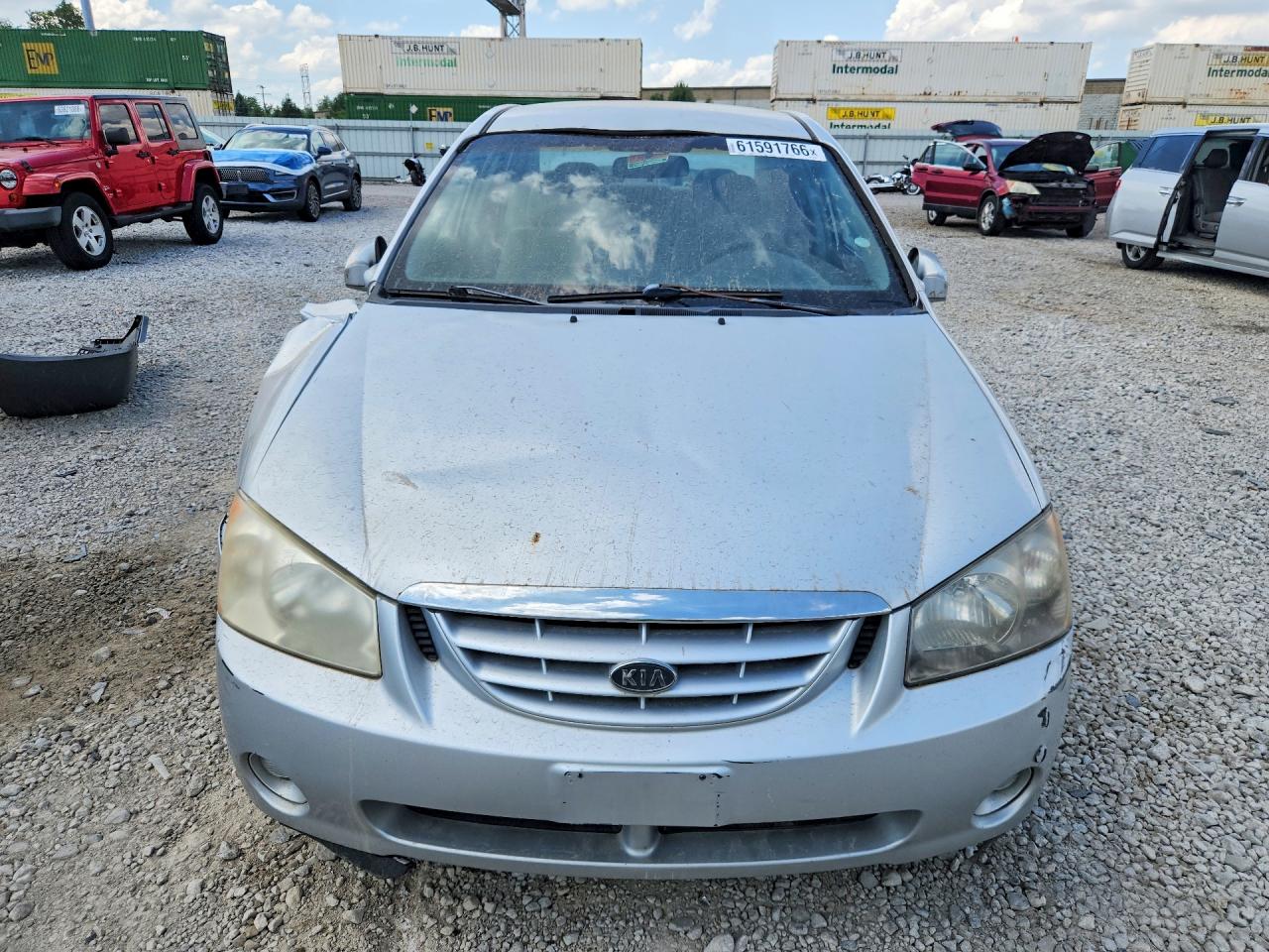 2006 Kia Spectra Ex Silver vin: KNAFE121765368935