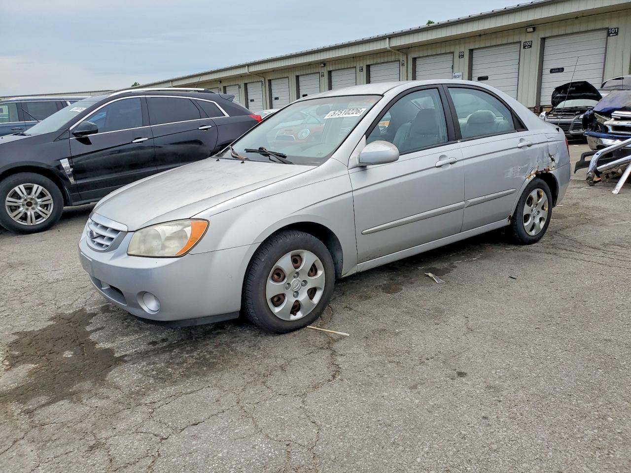 2006 Kia Spectra Ex Серебряный vin: KNAFE121765370880