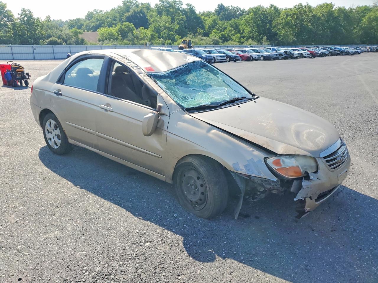 2007 Kia Spectra Lx Золотой vin: KNAFE121775401725