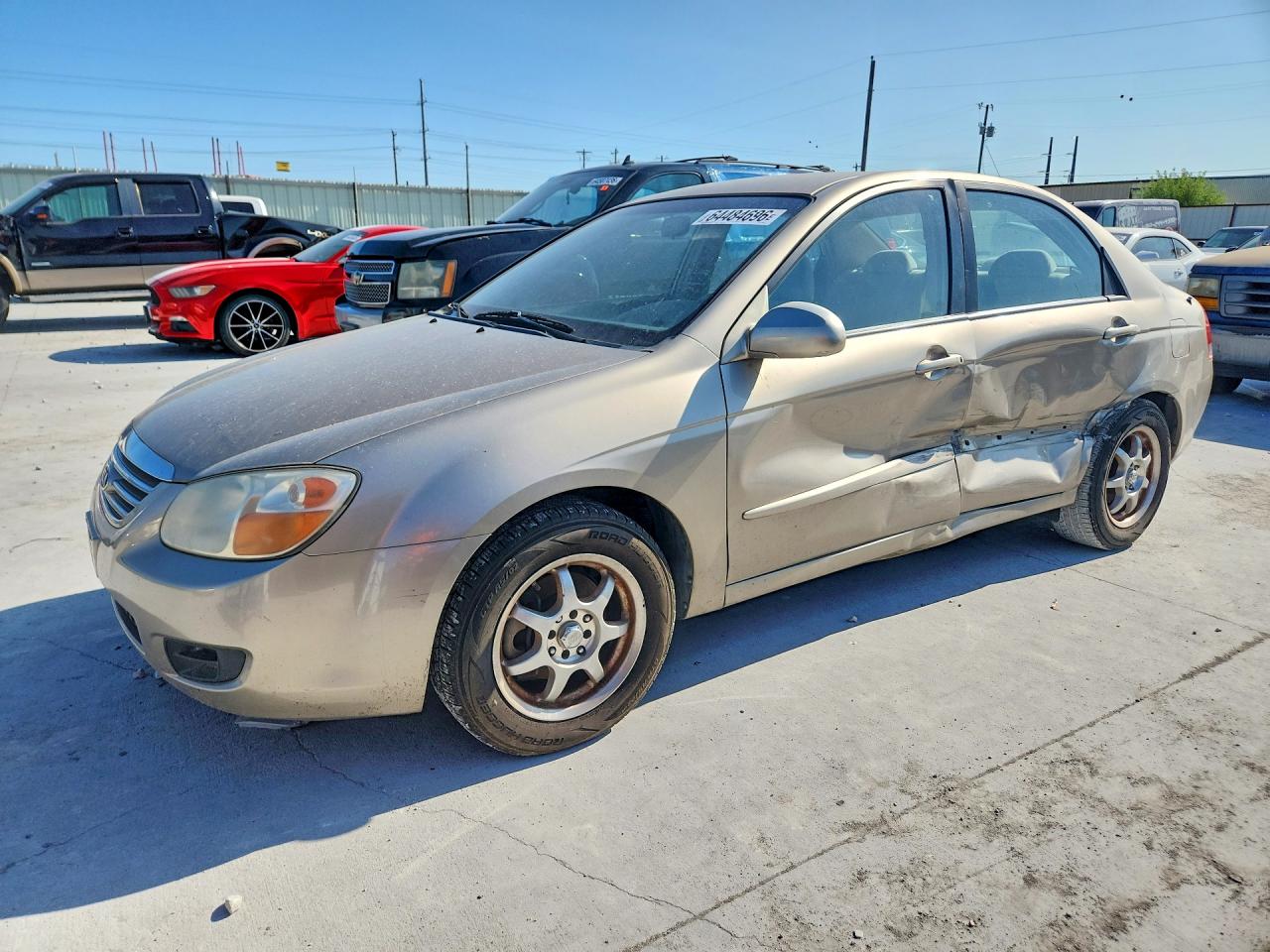 2007 Kia Spectra Lx Gold vin: KNAFE121775436720