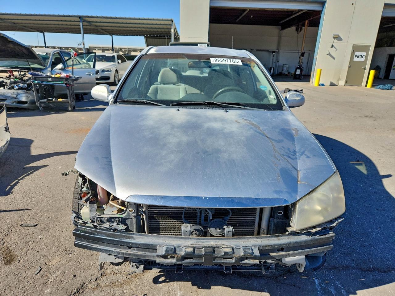2004 Kia Spectra Lx Silver vin: KNAFE121845010286